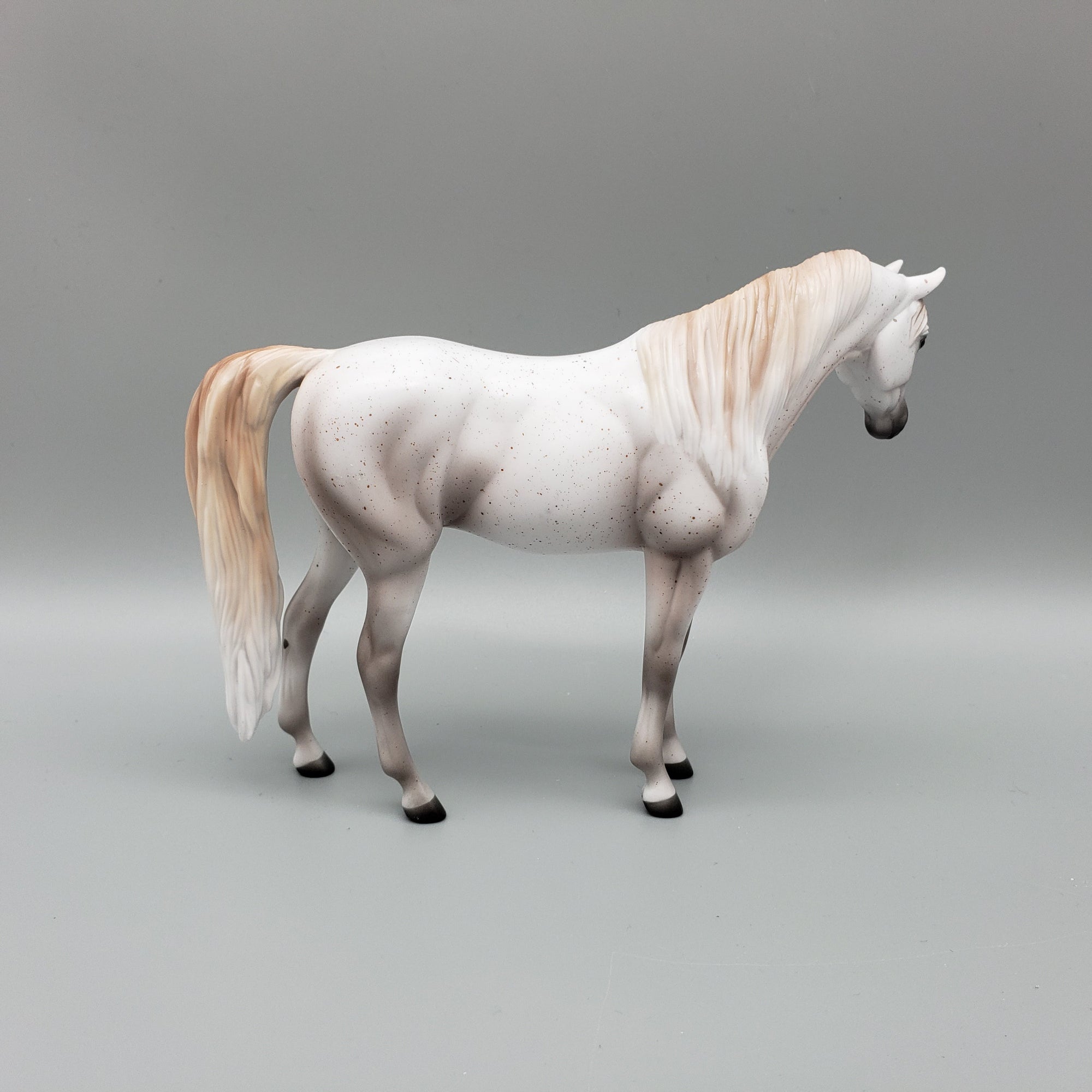 Shannon OOAK Fleabitten Grey Arabian Pebble By Ellen Robbins EQ23