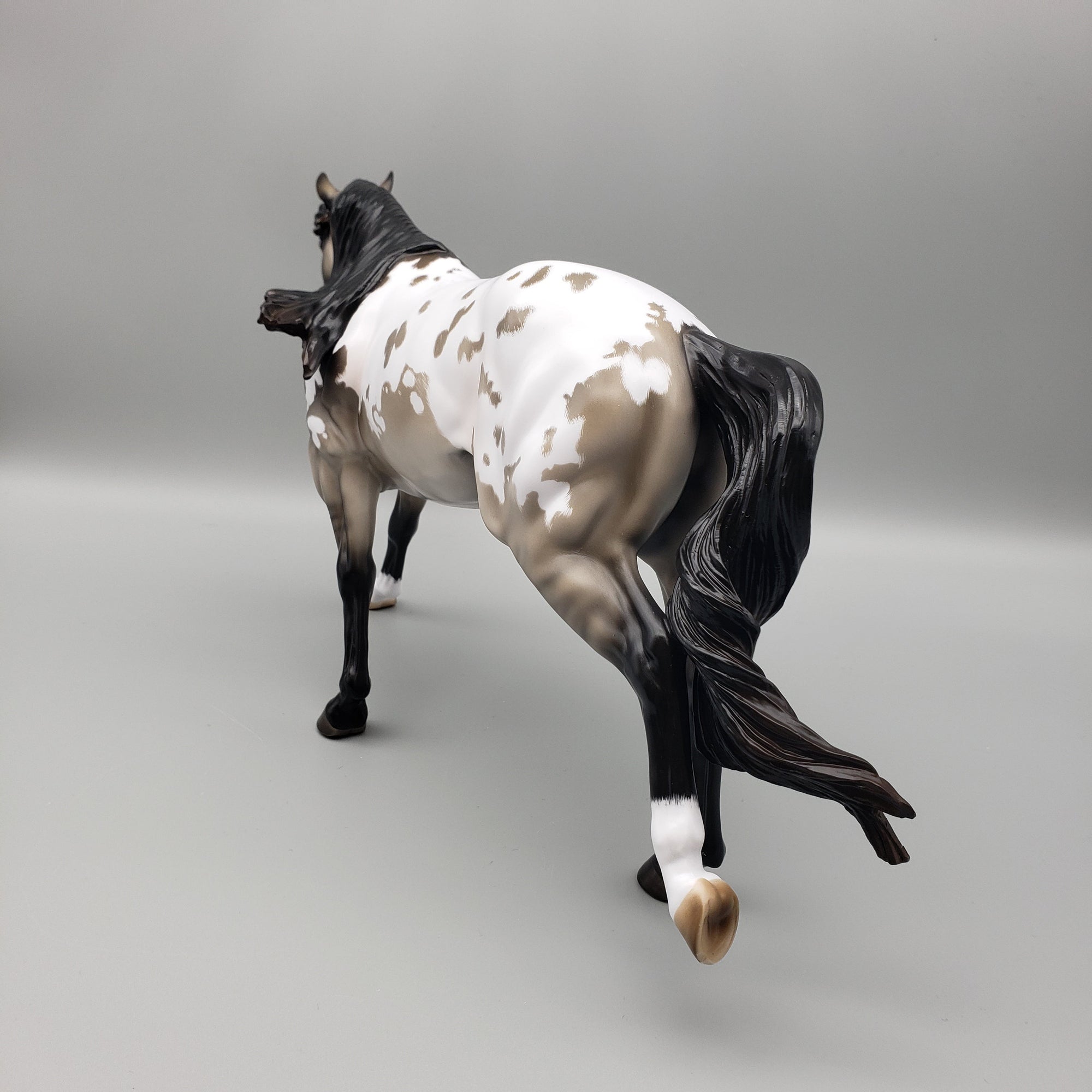 Charles OOAK Grullo Appaloosa Running Stock Horse By Angela Marleau Best Offers 6/26/23