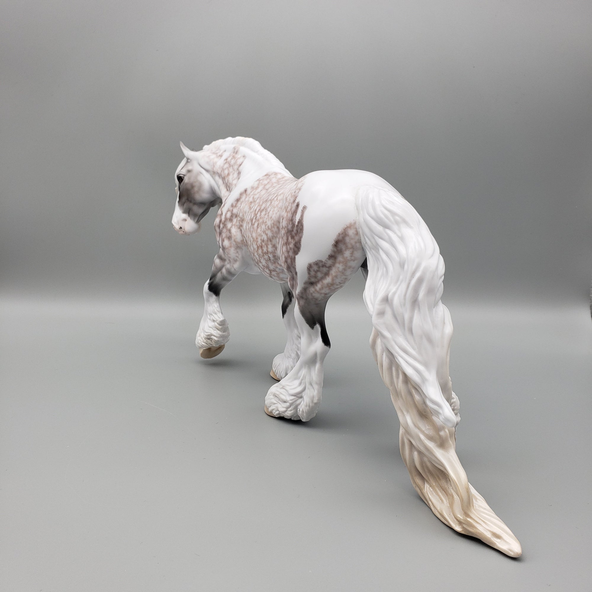 Alban Heruin OOAK Silver Dappled Tobiano Cob By Ellen Robbins Best Offers 6/26/23