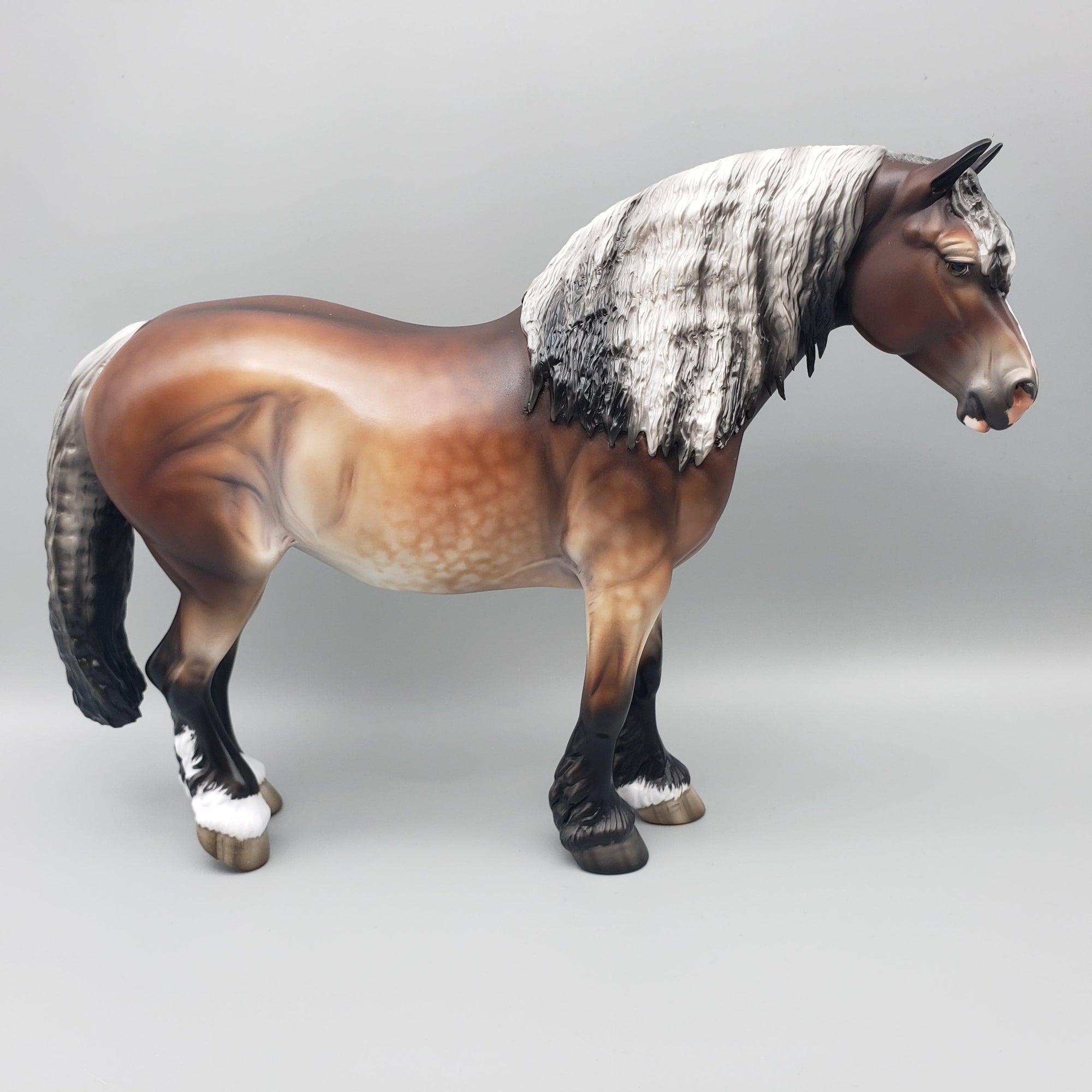 Townsend OOAK Dappled Bay Heavy Draft Mare By Jess Hamill Best Offers 6/26/23