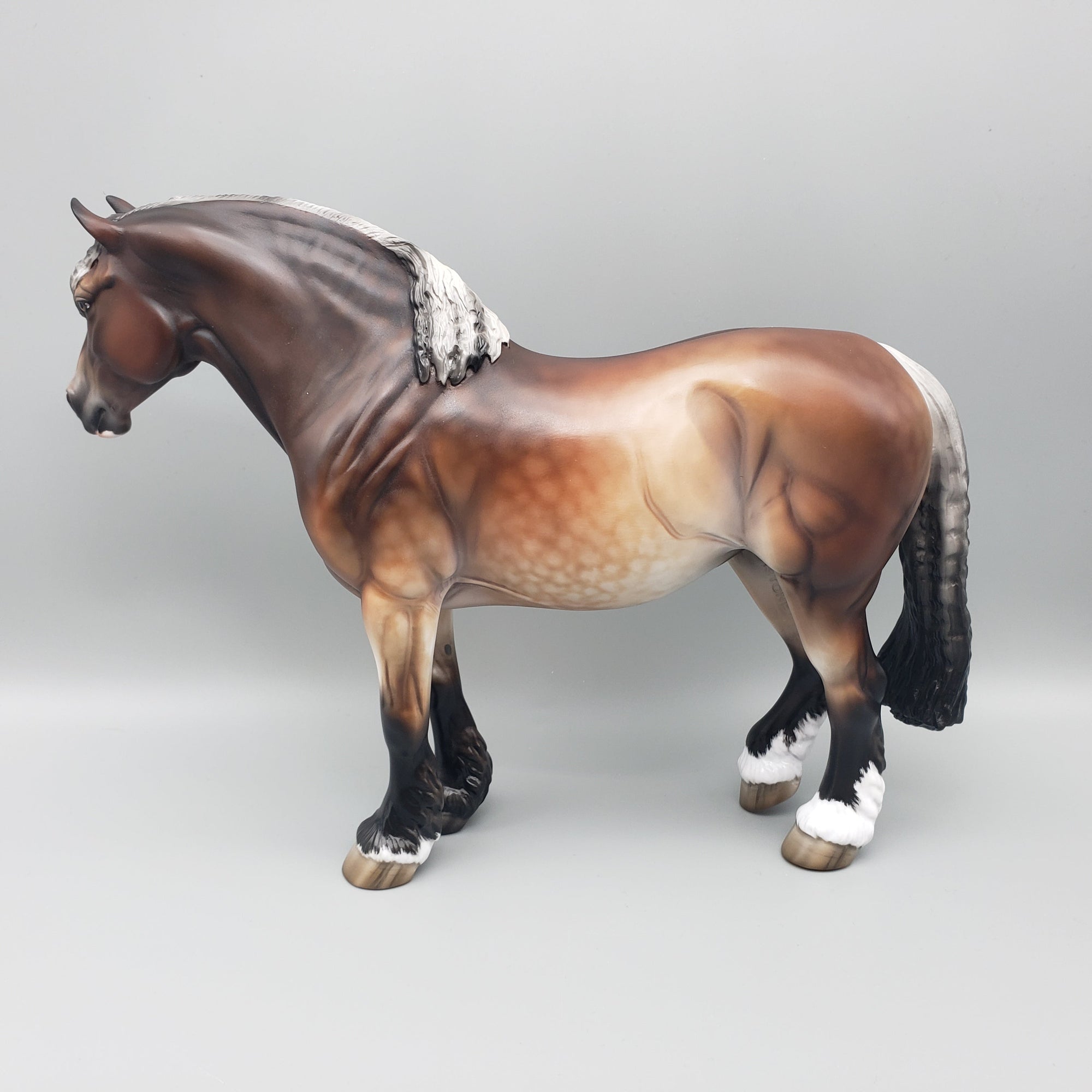 Townsend OOAK Dappled Bay Heavy Draft Mare By Jess Hamill Best Offers 6/26/23