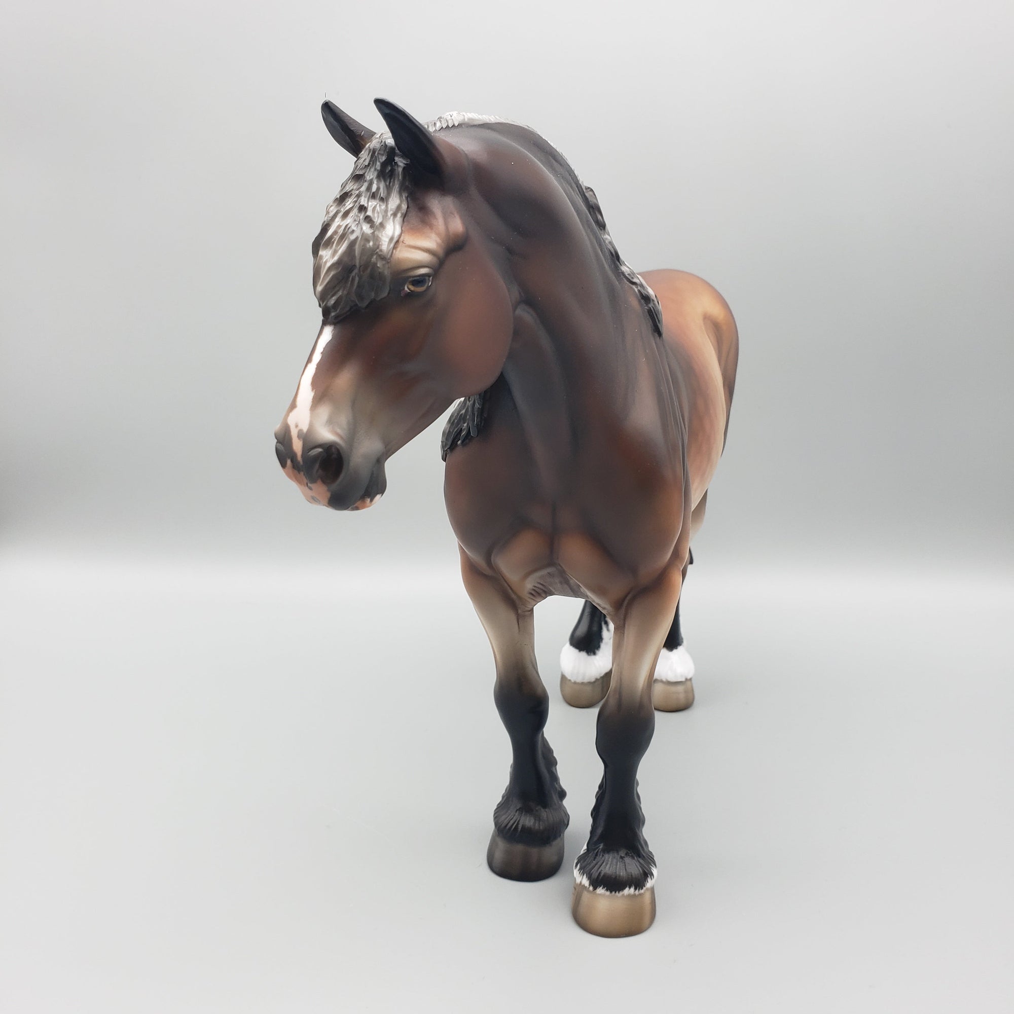 Townsend OOAK Dappled Bay Heavy Draft Mare By Jess Hamill Best Offers 6/26/23