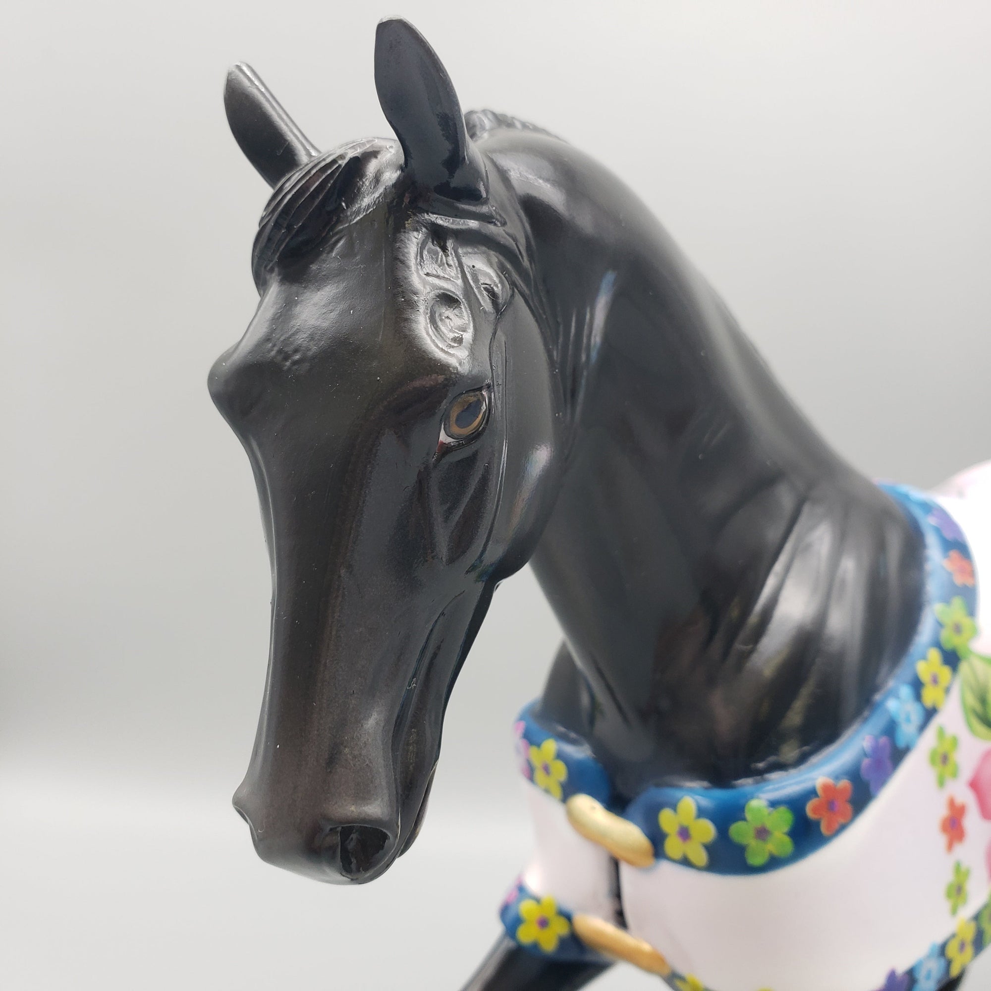 Pixieland Jazz OOAK Black Tennessee Walking Horse with Blanket By Dawn Quick Best Offers 6/26/23