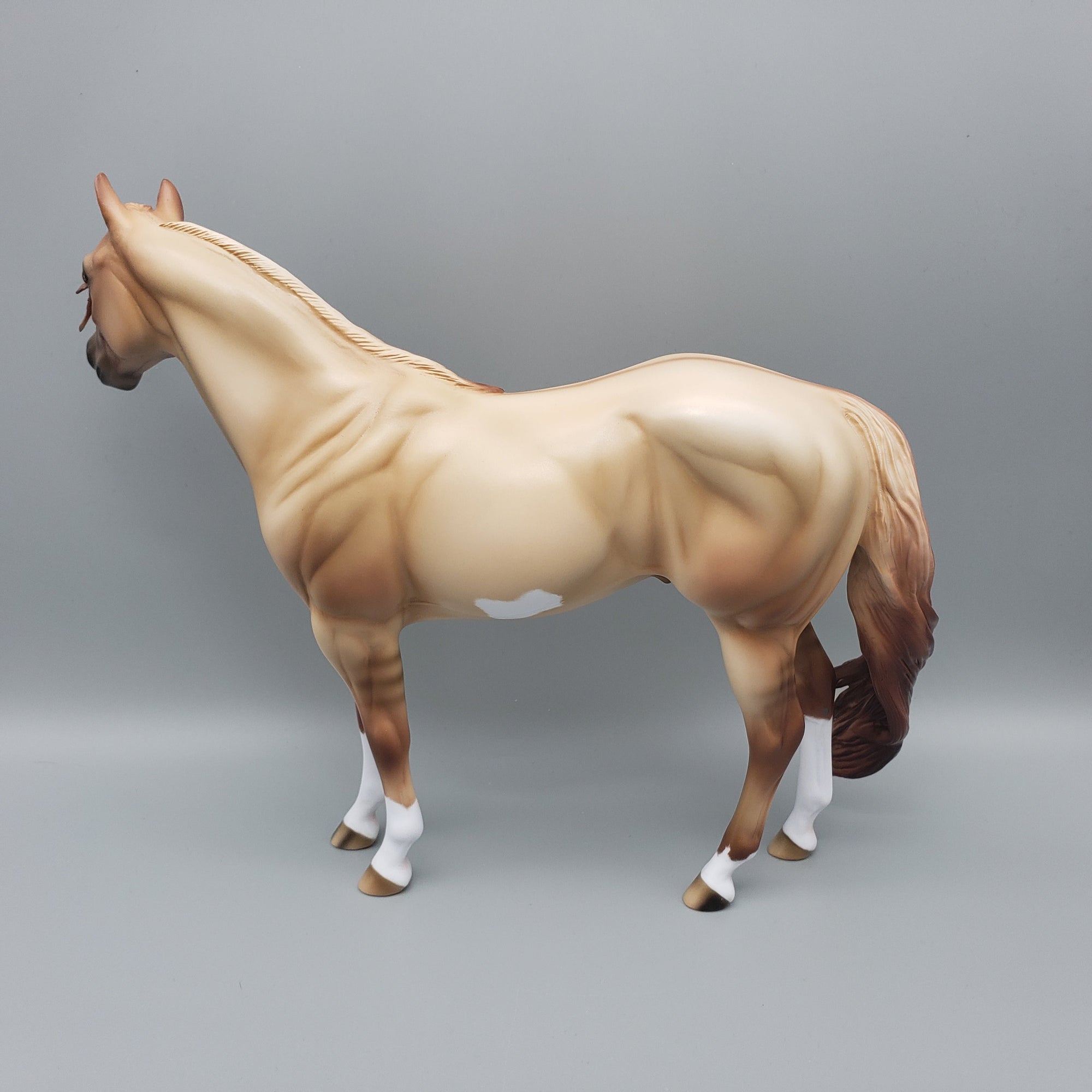 Can Do Carson OOAK Red Dun Overo Ideal Stock Horse By Ashley Palmer Best Offers 6/26/23