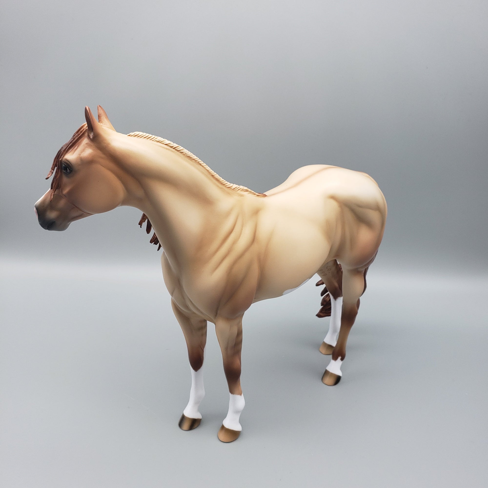 Can Do Carson OOAK Red Dun Overo Ideal Stock Horse By Ashley Palmer Best Offers 6/26/23