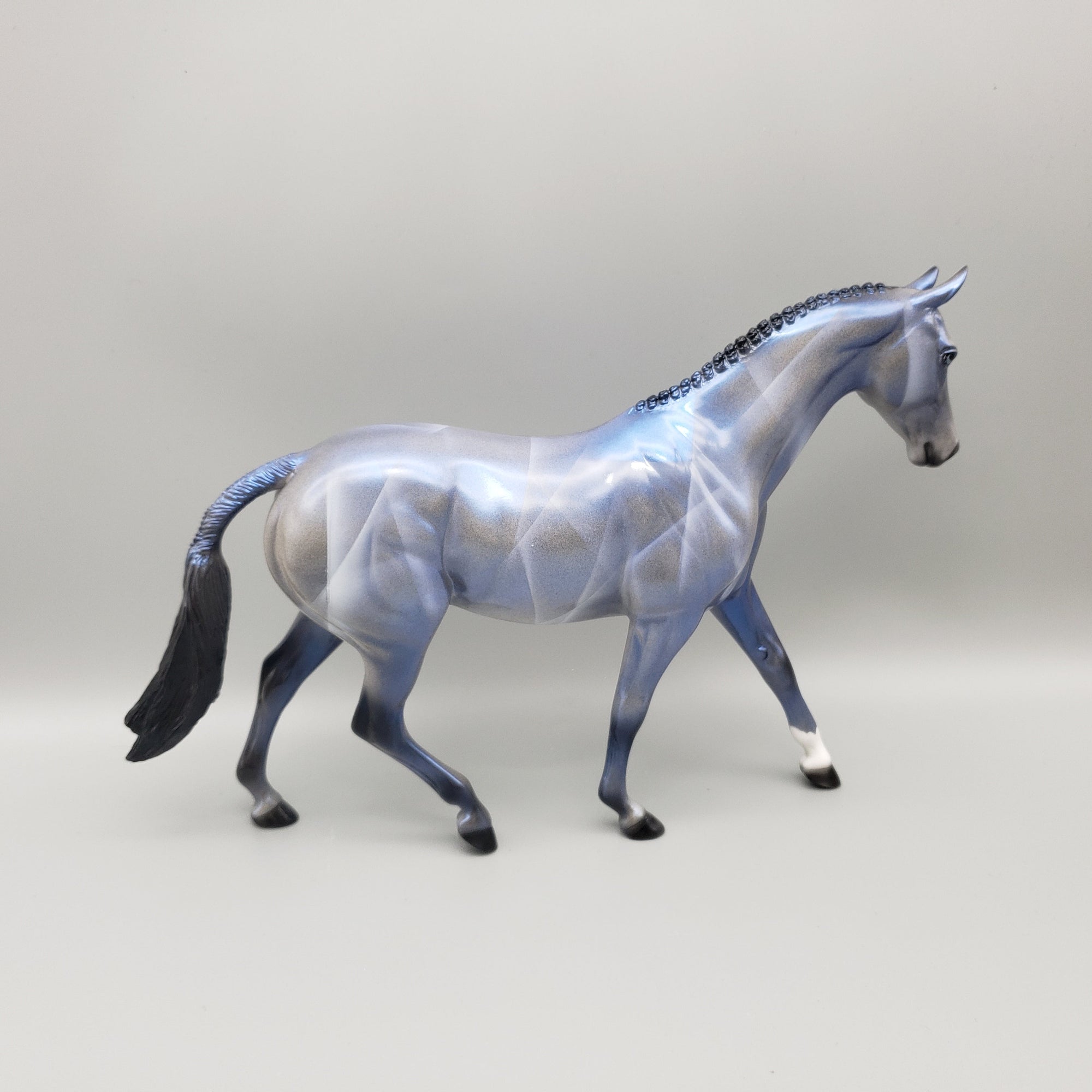 Swift OOAK Precious Stone Inspired Deco Pony By Dawn Quick EQ23