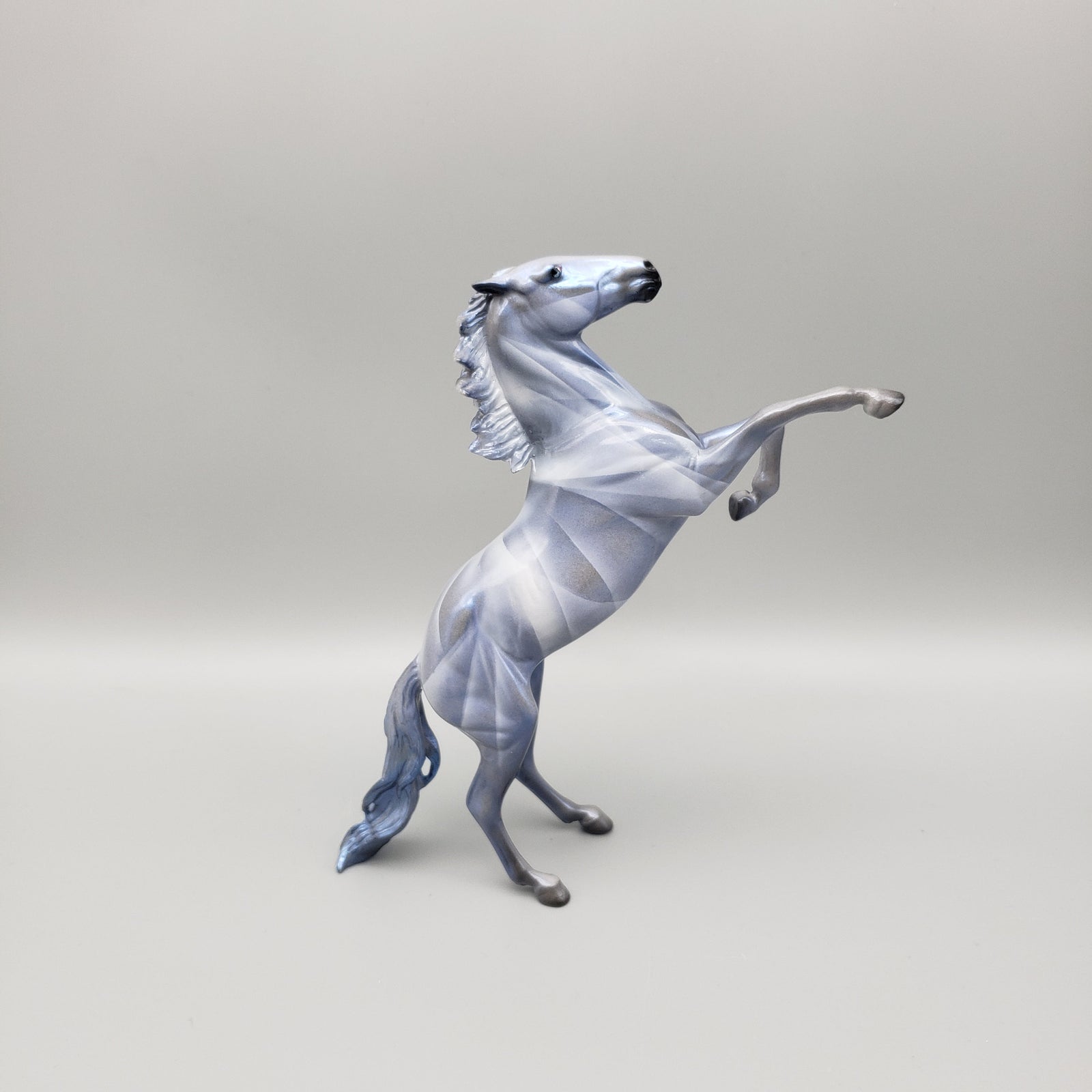 Twist OOAK Precious Stone Inspired Deco Rearing Pebble By Dawn Quick EQ23