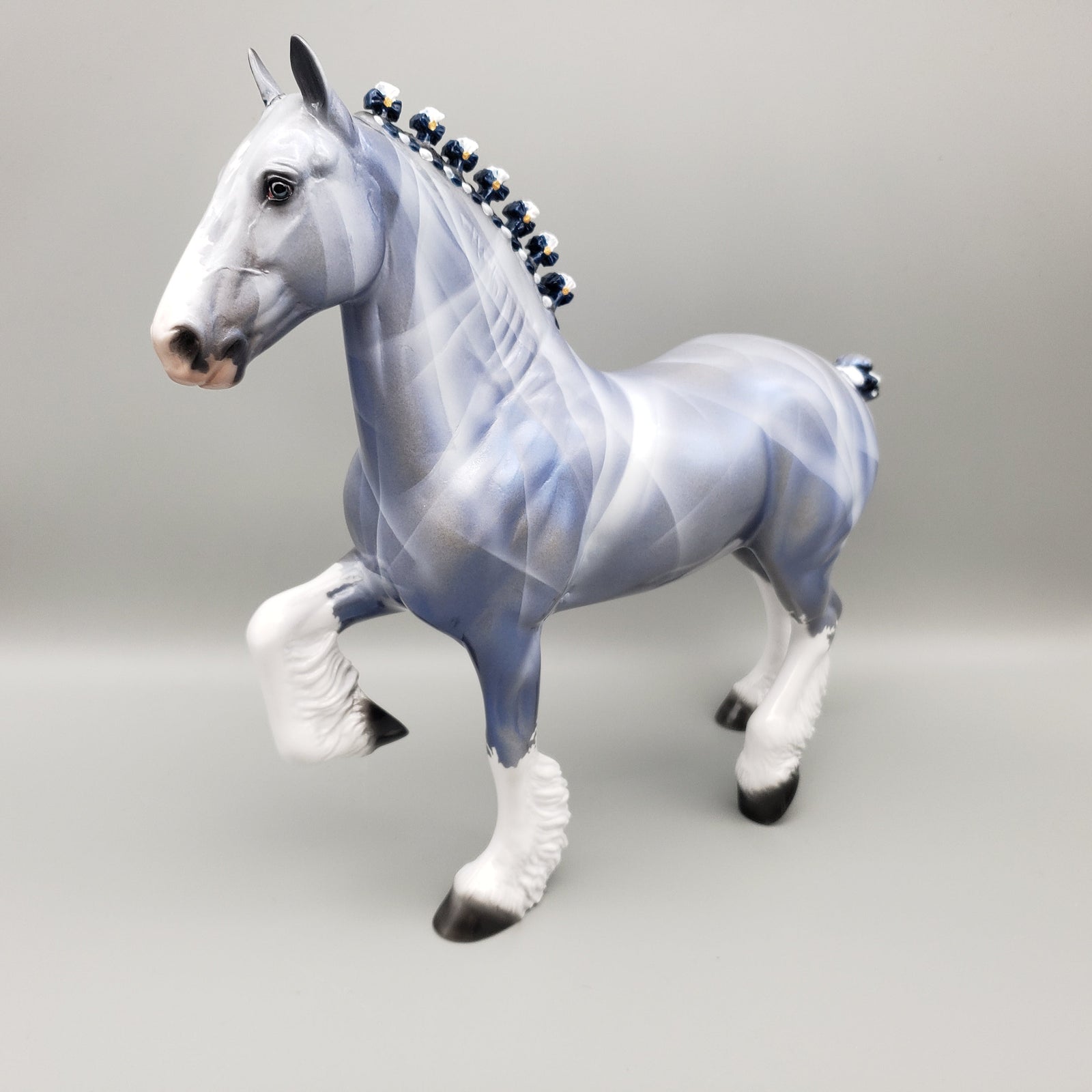 Primo OOAK Precious Stone Inspired Deco Trotting Drafter By Dawn Quick EQ23