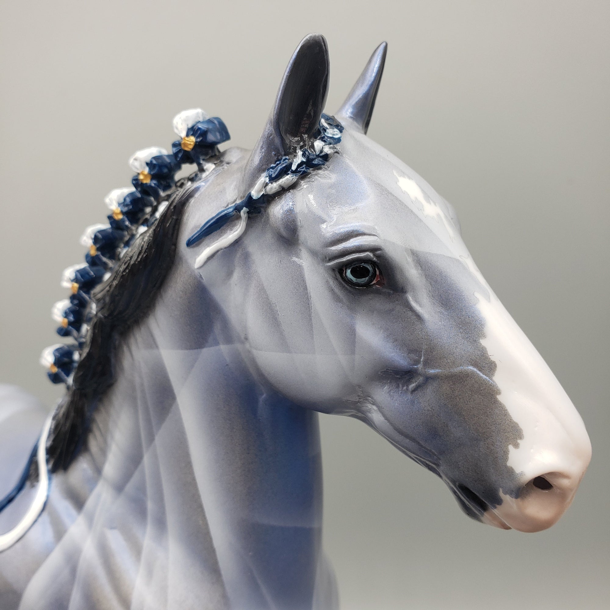 Primo OOAK Precious Stone Inspired Deco Trotting Drafter By Dawn Quick EQ23