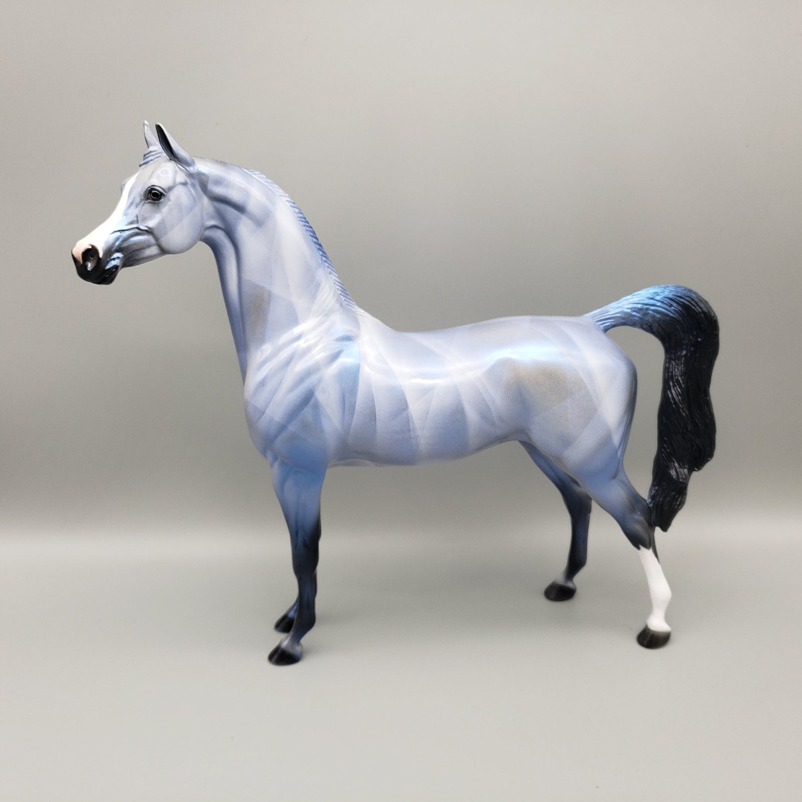 Thanibar OOAK Precious Stone Inspired Deco Arabian Stallion By Dawn Quick EQ23