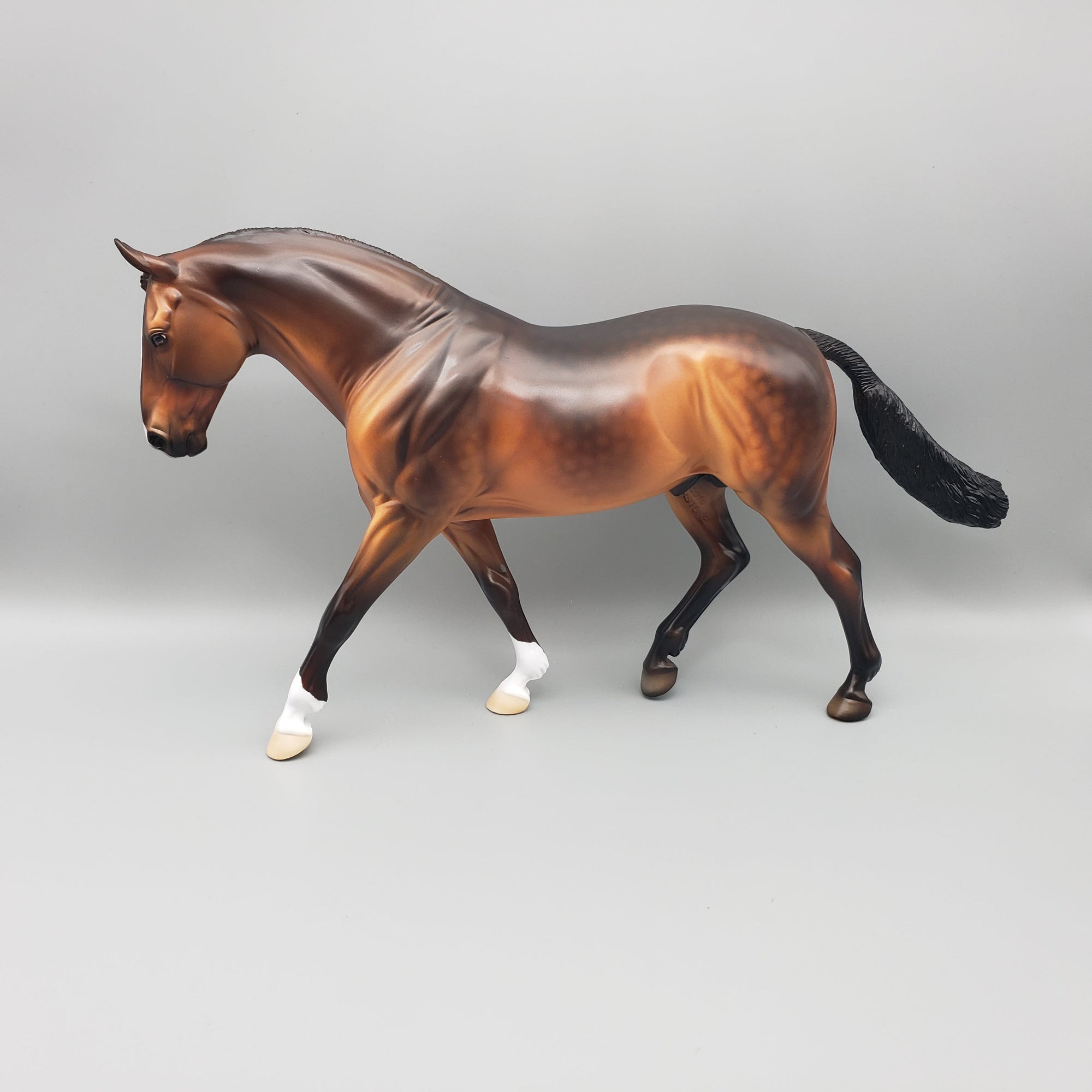 Duke OOAK Dappled  Bay Irish Draft By Dawn Quick EQ23