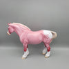 Shortcake OOAK Pink Deco Heavy Draft By Angela Marleau EQ23