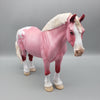 Shortcake OOAK Pink Deco Heavy Draft By Angela Marleau EQ23