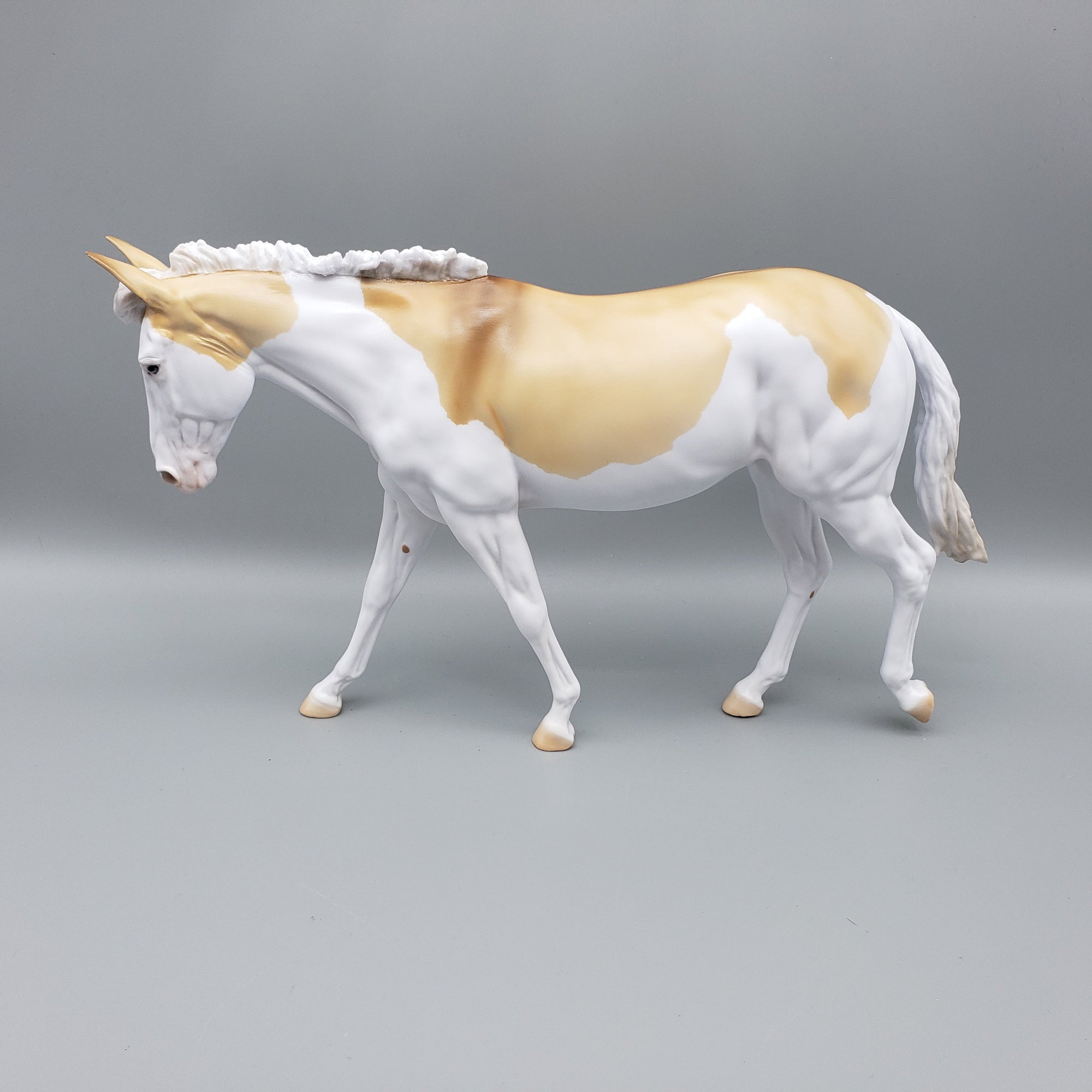 Savannah OOAK Dunalino Splash Overo Mule By Ellen Robbins EQ23