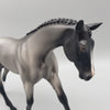 Shadow OOAK Blue Roan Warmblood Pebble By Angela Marleau EQ23