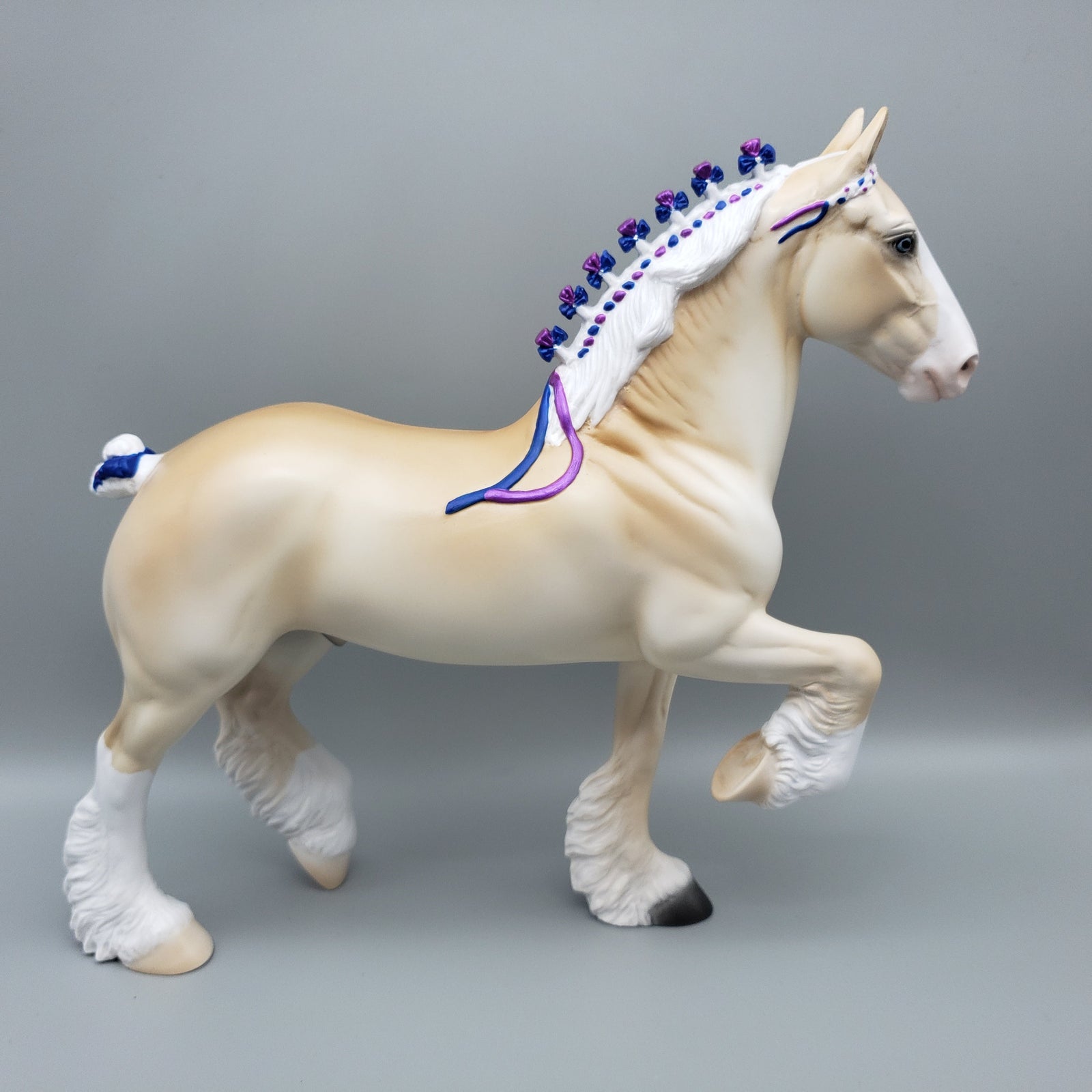 Simon OOAK Palomino Pangare Trotting Drafter By Ellen Robbins EQ23