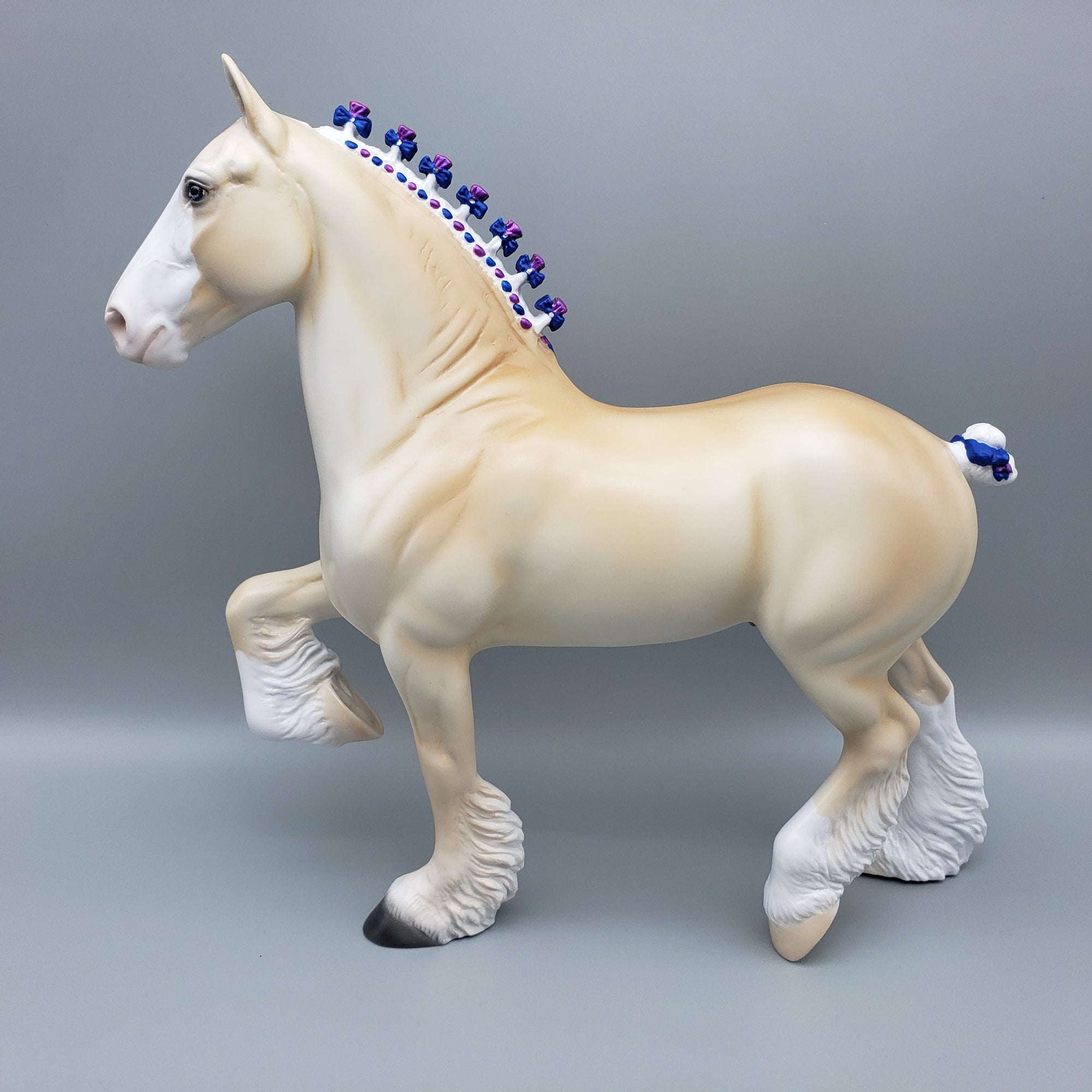 Simon OOAK Palomino Pangare Trotting Drafter By Ellen Robbins EQ23