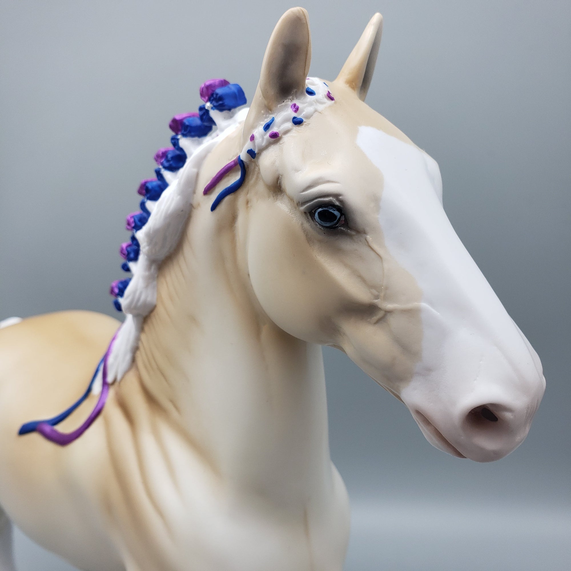 Simon OOAK Palomino Pangare Trotting Drafter By Ellen Robbins EQ23