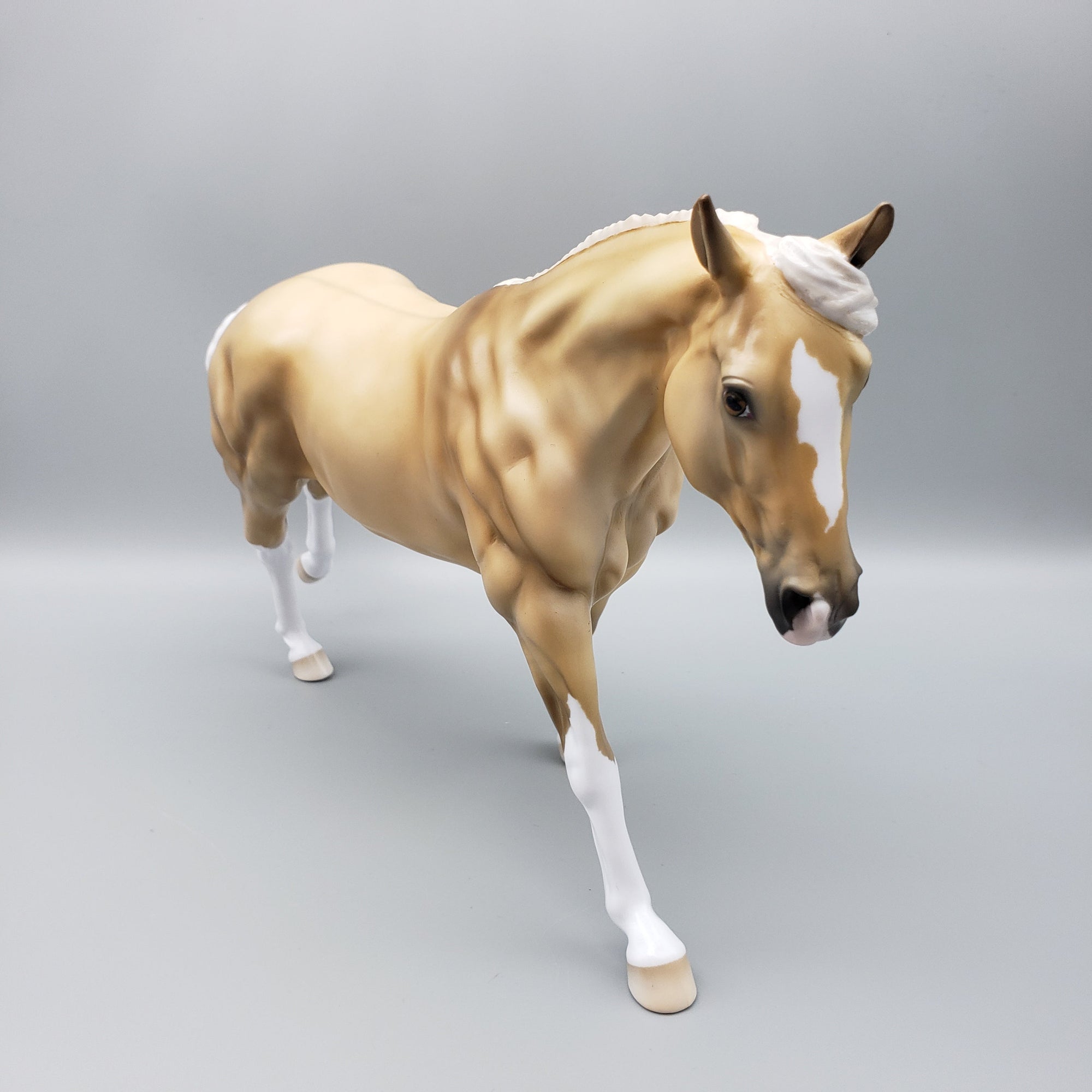 Samuel OOAK Dunalino Running Stock Horse By Ellen Robbins EQ23