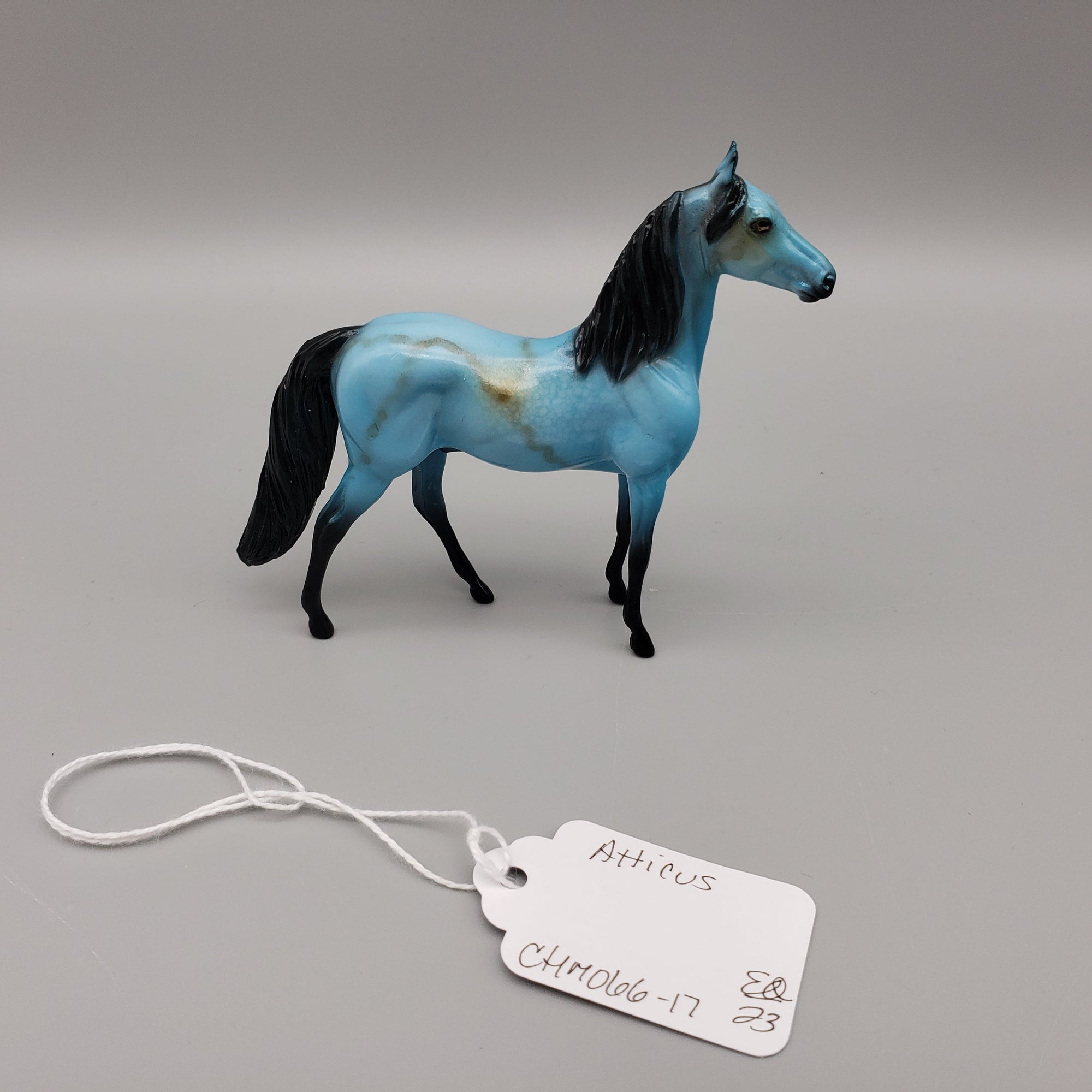 Atticus OOAK Turquoise Deco Morgan Chip By Dawn Quick EQ23