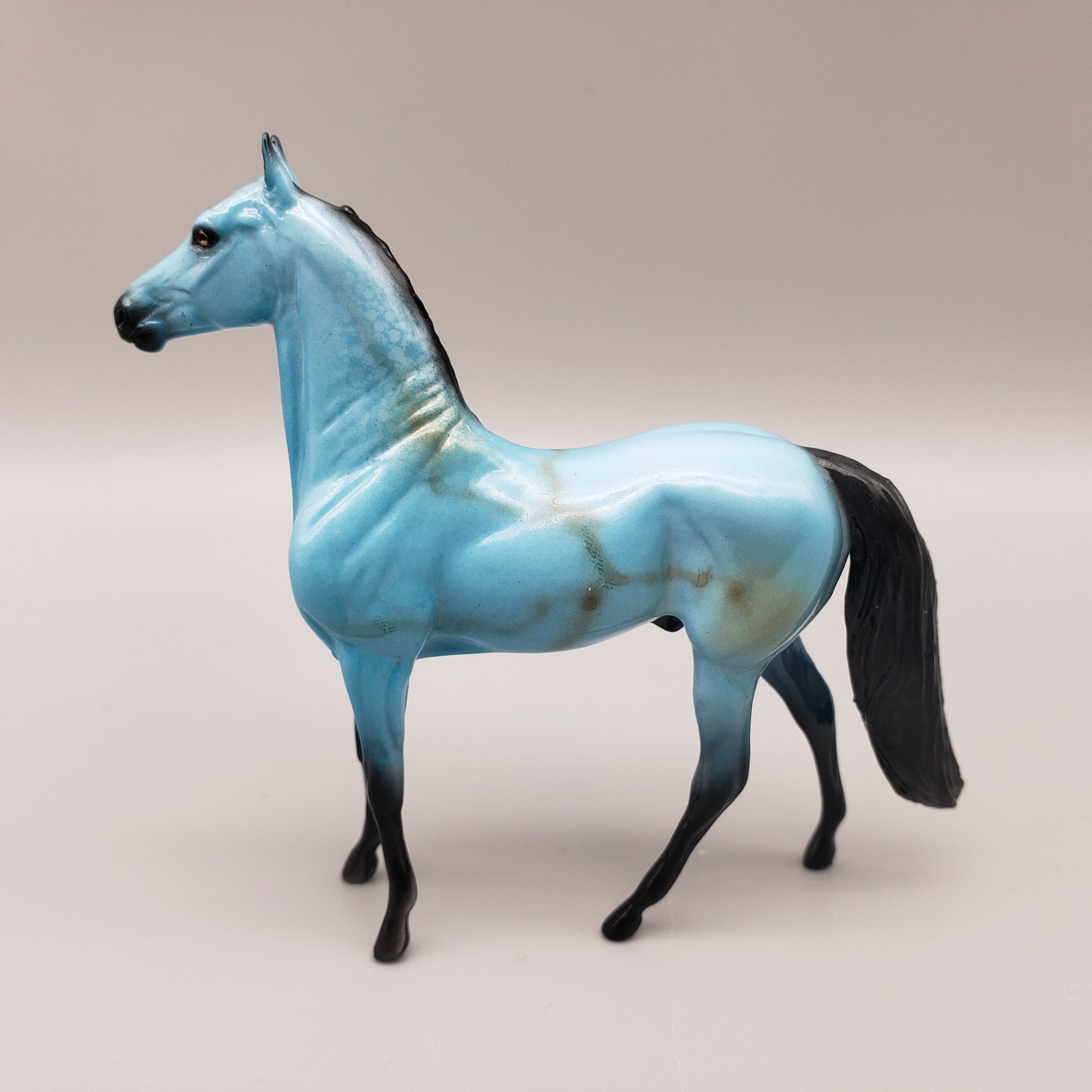 Atticus OOAK Turquoise Deco Morgan Chip By Dawn Quick EQ23