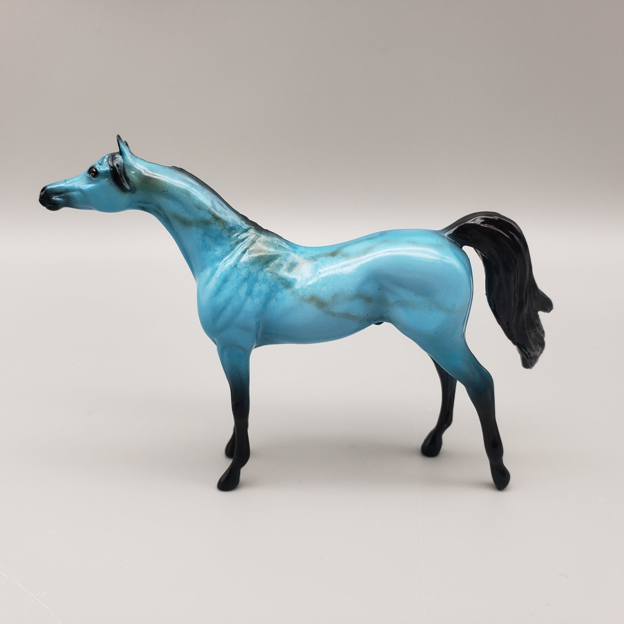 Perseus OOAK Turquoise Deco Arab Chip By Dawn Quick EQ23