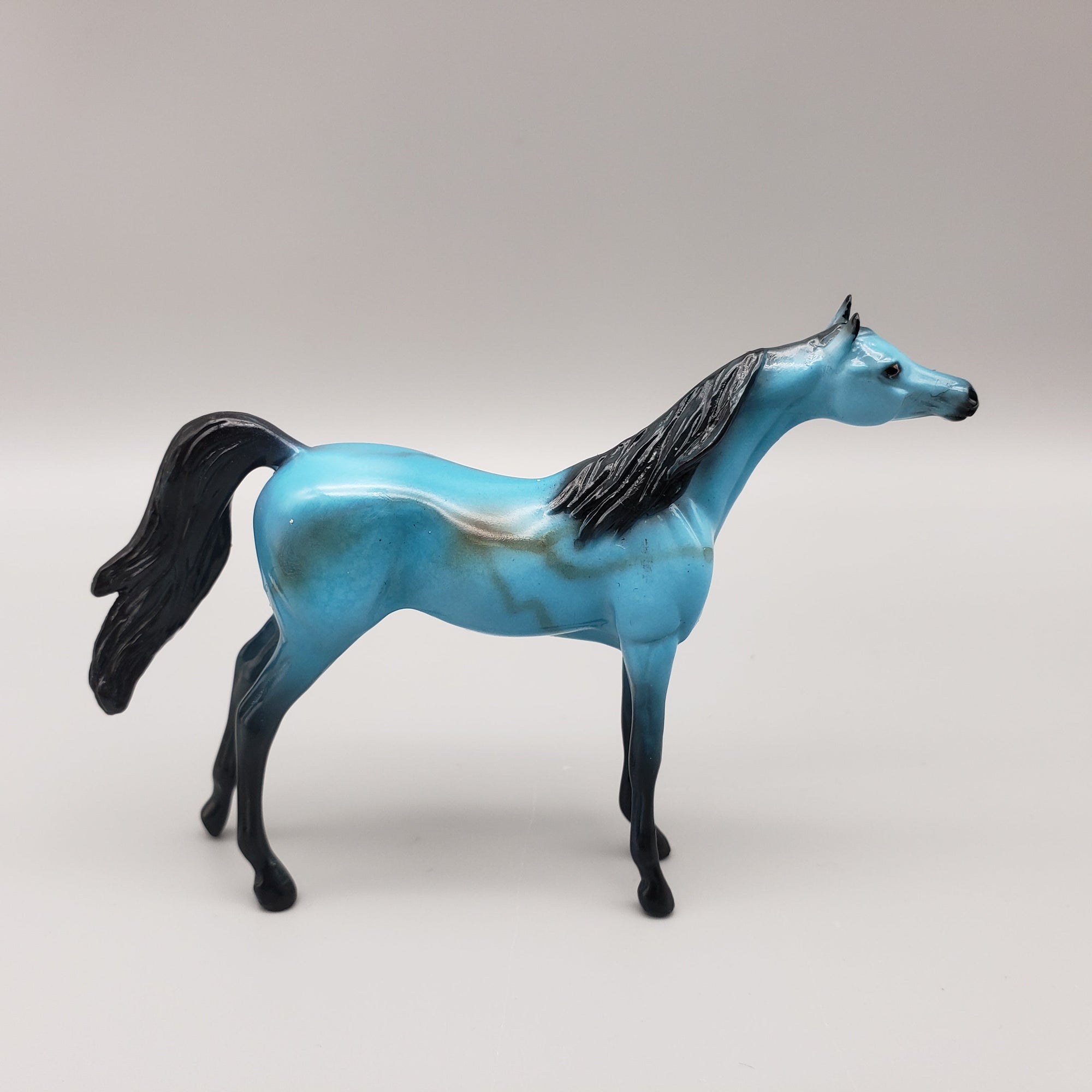 Perseus OOAK Turquoise Deco Arab Chip By Dawn Quick EQ23