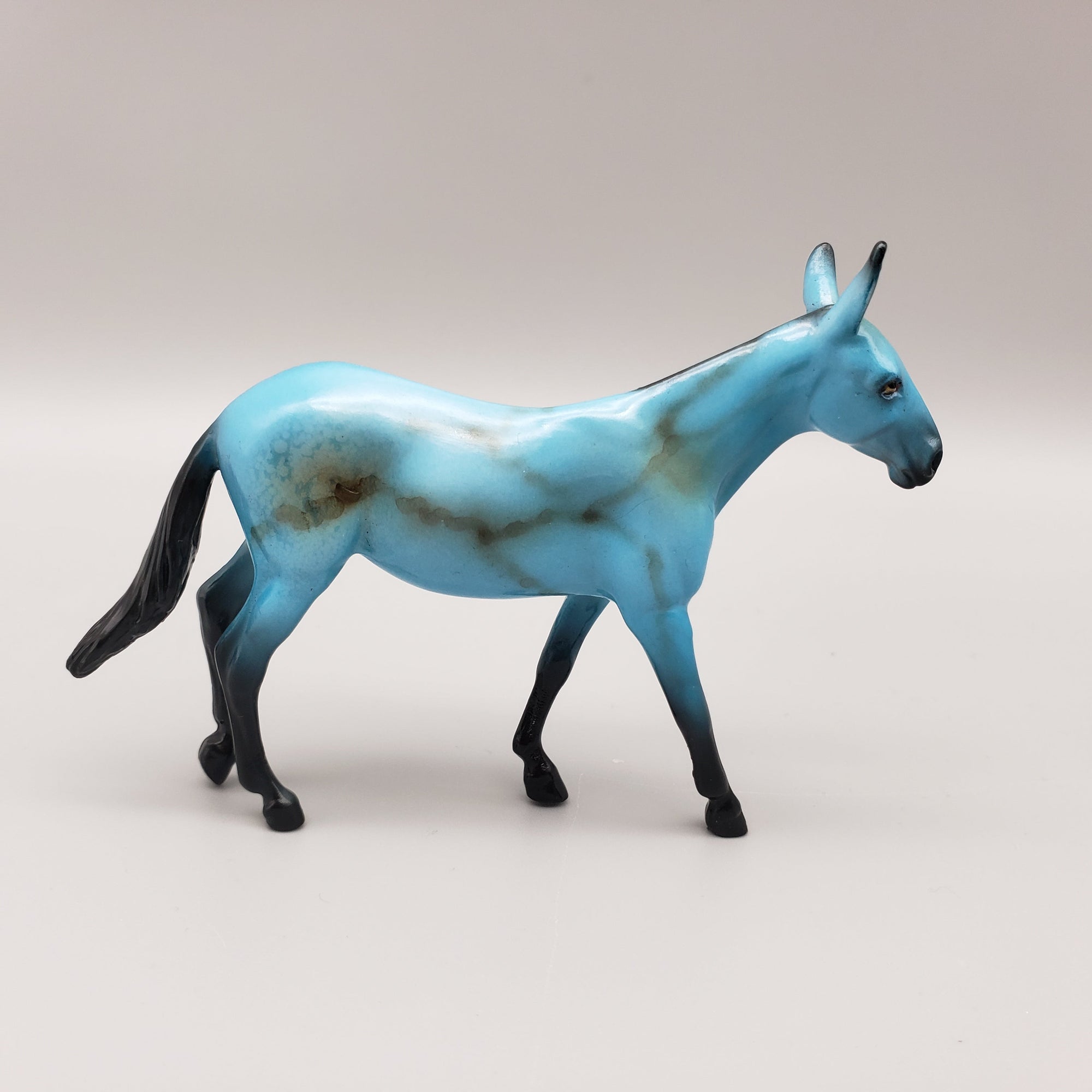 Myra OOAK Turquoise Deco Mule Chip By Dawn Quick EQ23