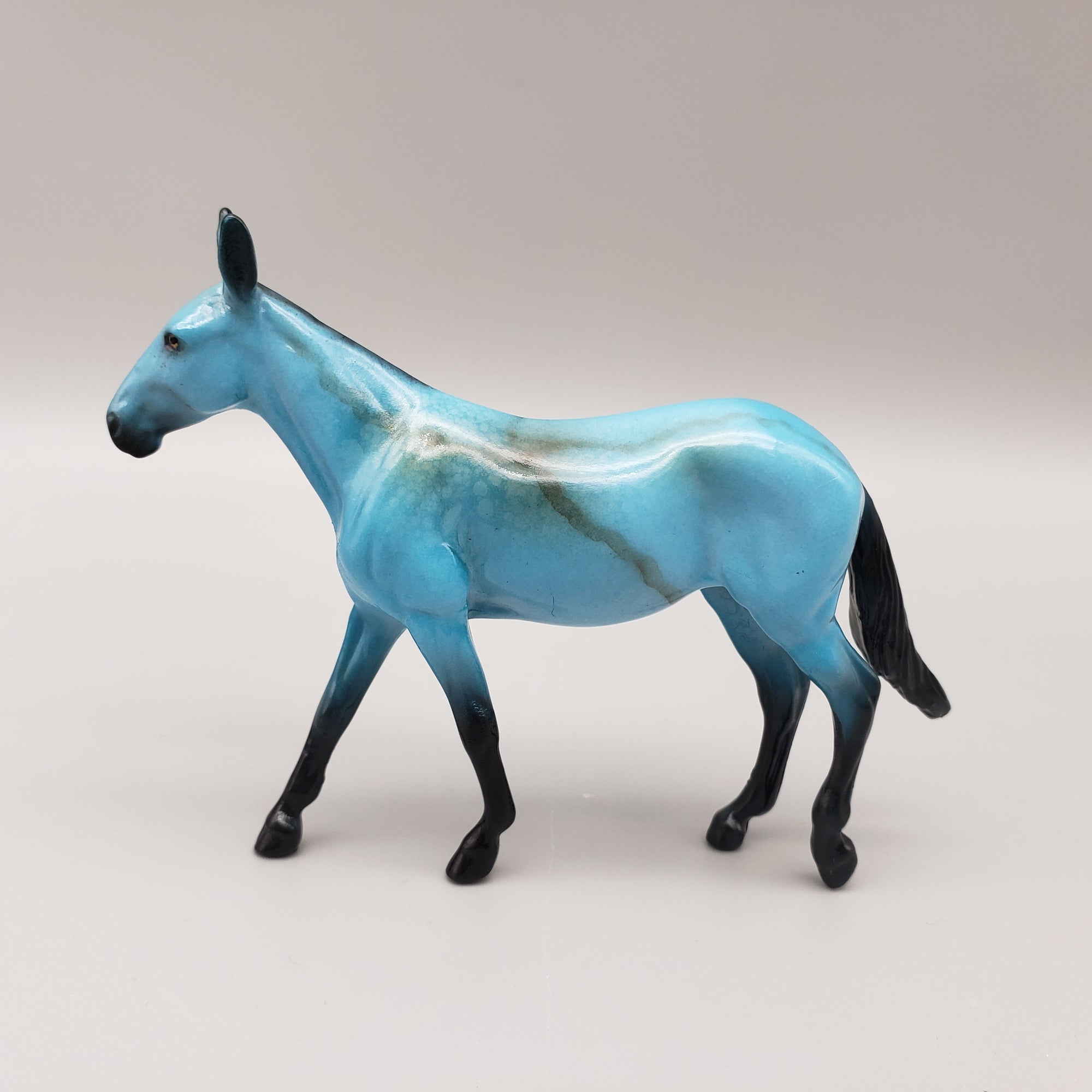 Myra OOAK Turquoise Deco Mule Chip By Dawn Quick EQ23