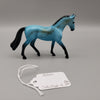 Ares OOAK Turquoise Deco Warmblood Chip By Dawn Quick EQ23