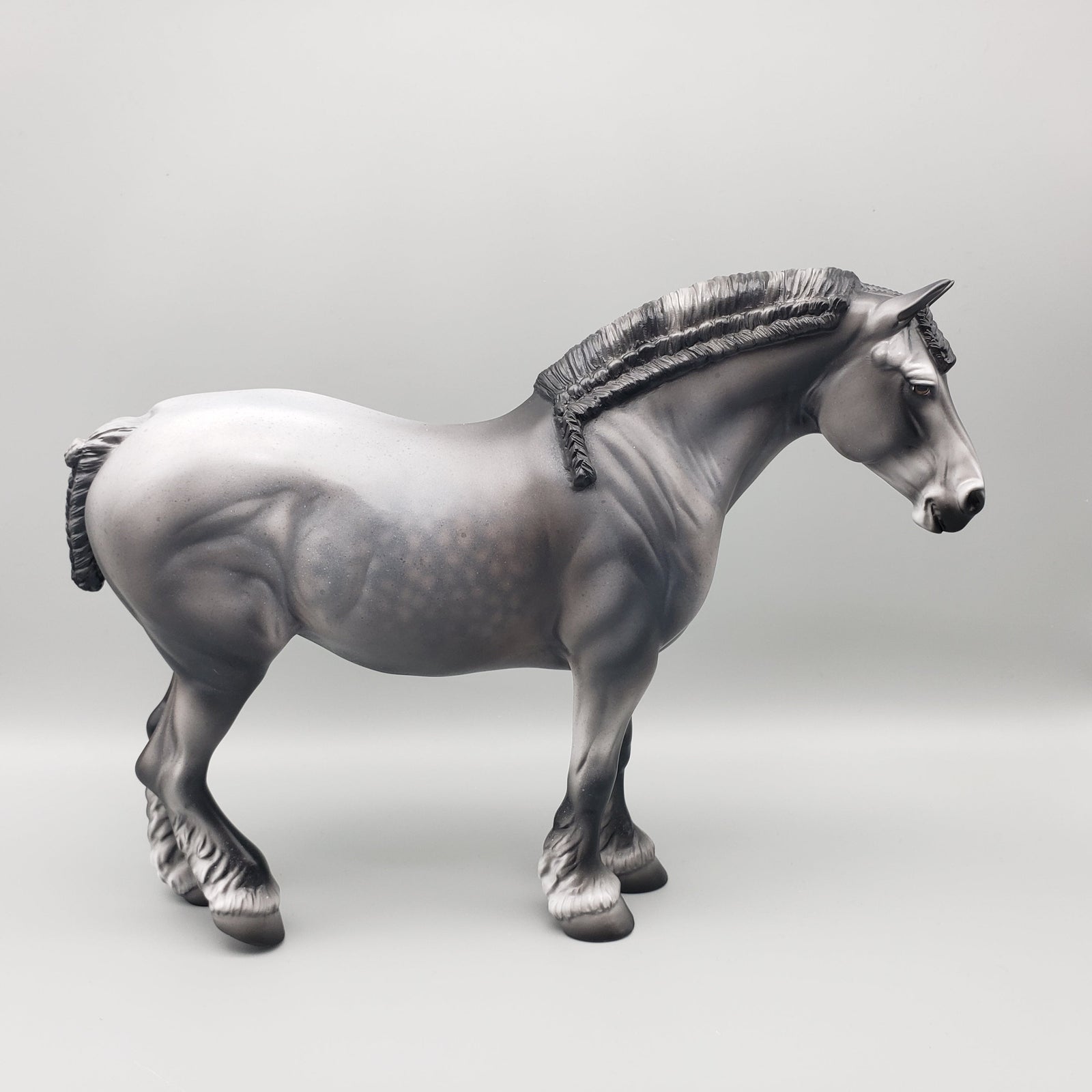 Siofra OOAK Blue Roan Heavy Draft By Jess Hamill EQ23