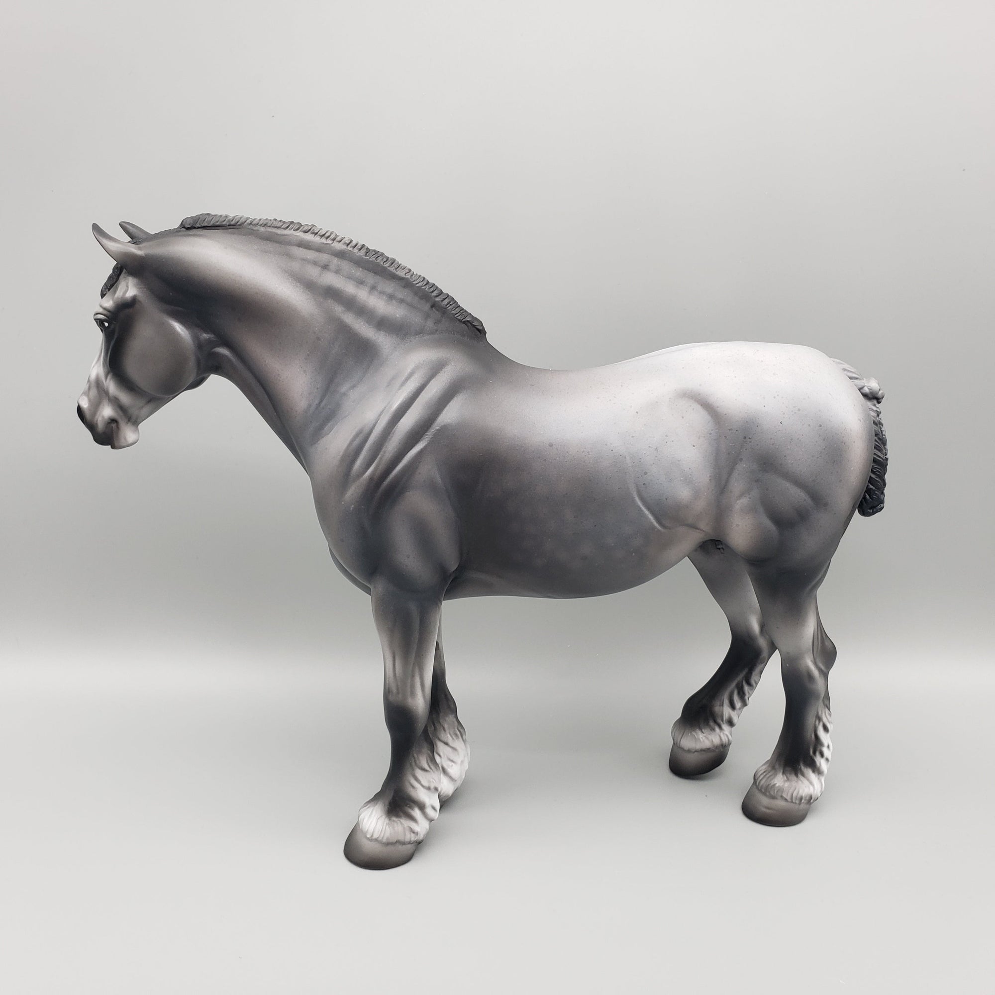 Siofra OOAK Blue Roan Heavy Draft By Jess Hamill EQ23