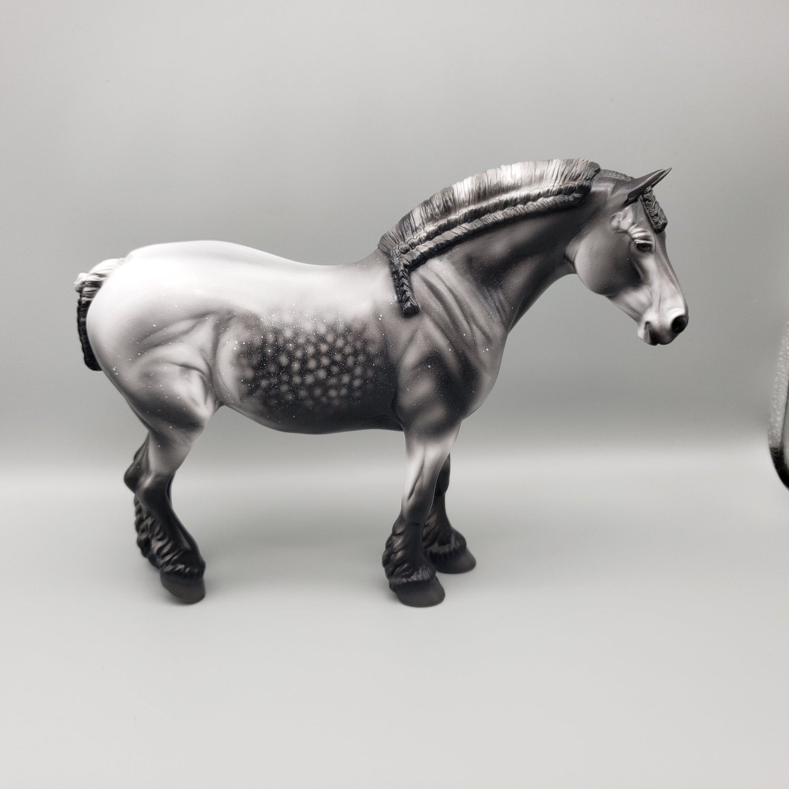 Nokstella OOAK Dapple Grey Heavy Draft By Jess Hamill EQ23