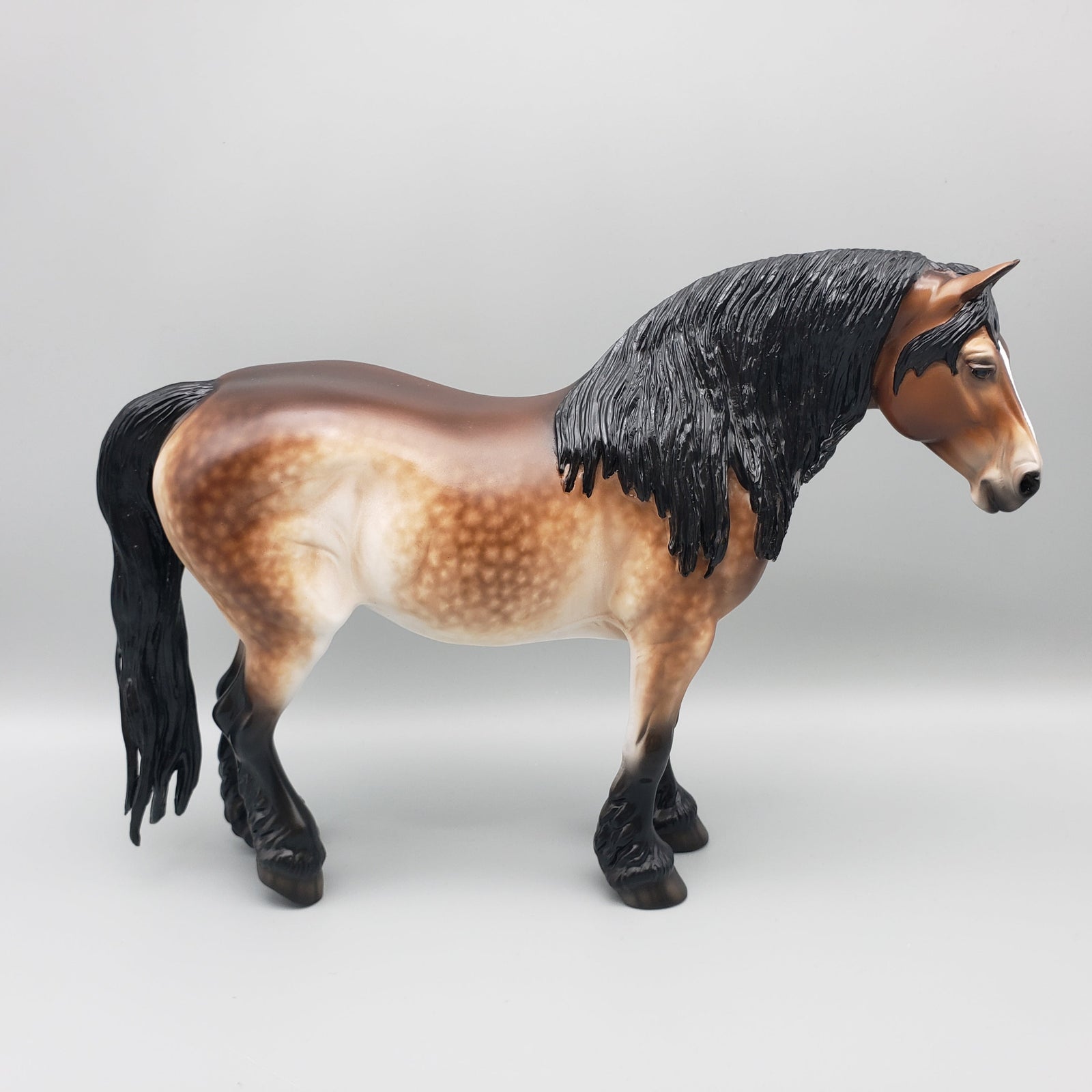 Leslie OOAK Dappled Bay Heavy Draft Mare By Sheryl Leisure Best Offers 7/4/23