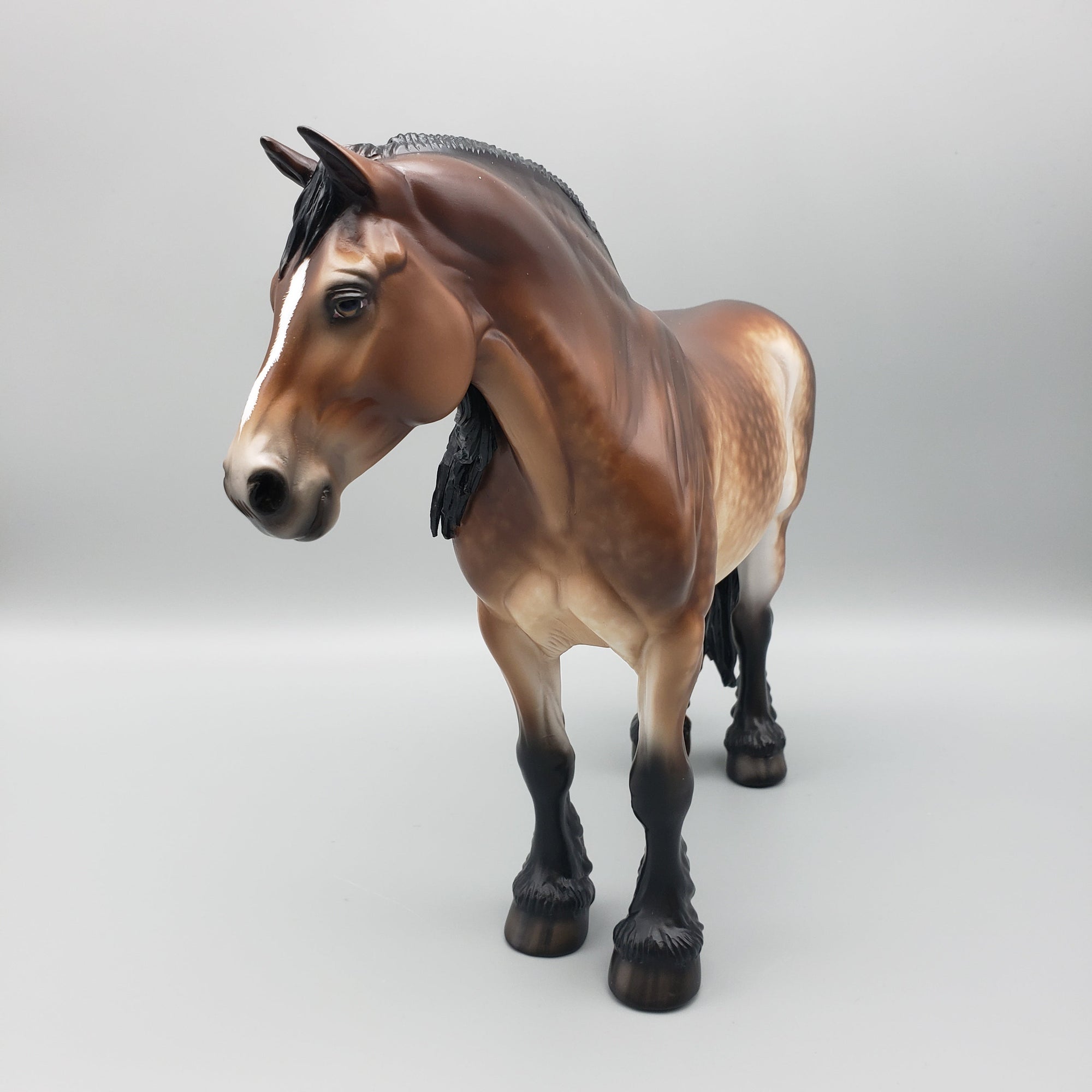 Leslie OOAK Dappled Bay Heavy Draft Mare By Sheryl Leisure Best Offers 7/4/23