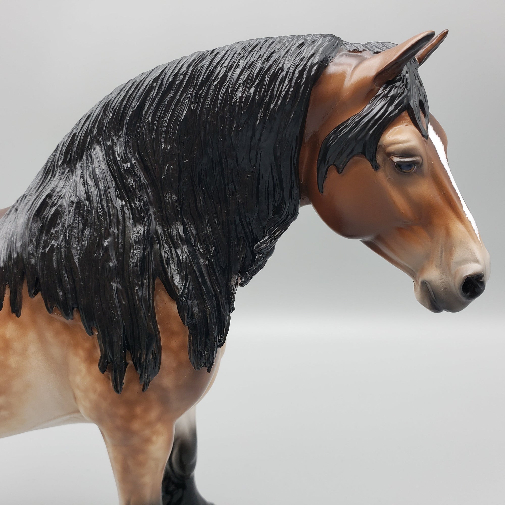 Leslie OOAK Dappled Bay Heavy Draft Mare By Sheryl Leisure Best Offers 7/4/23