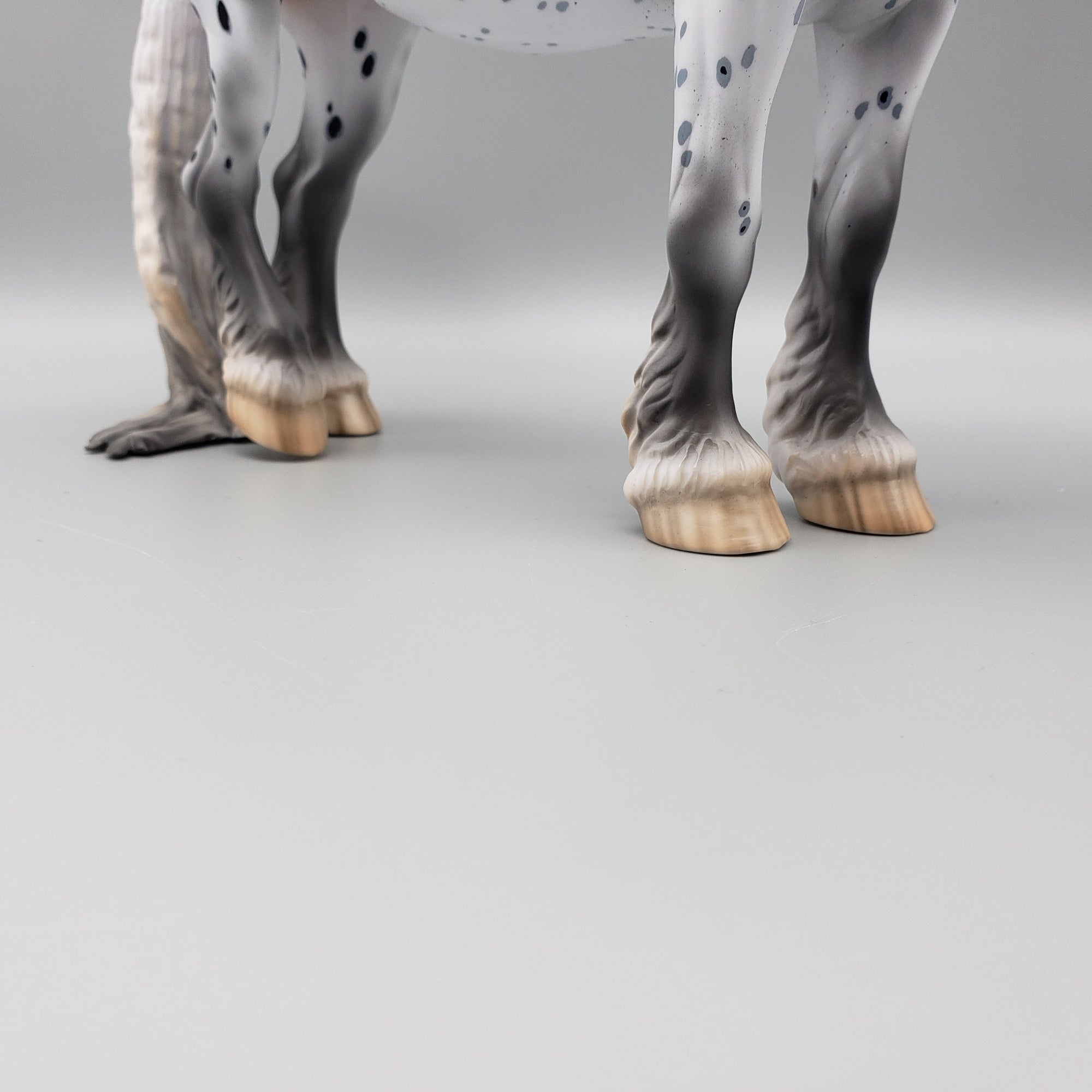 Salome OOAK Black Leopard Appaloosa  Heavy Draft By Ellen Robbins EQ23