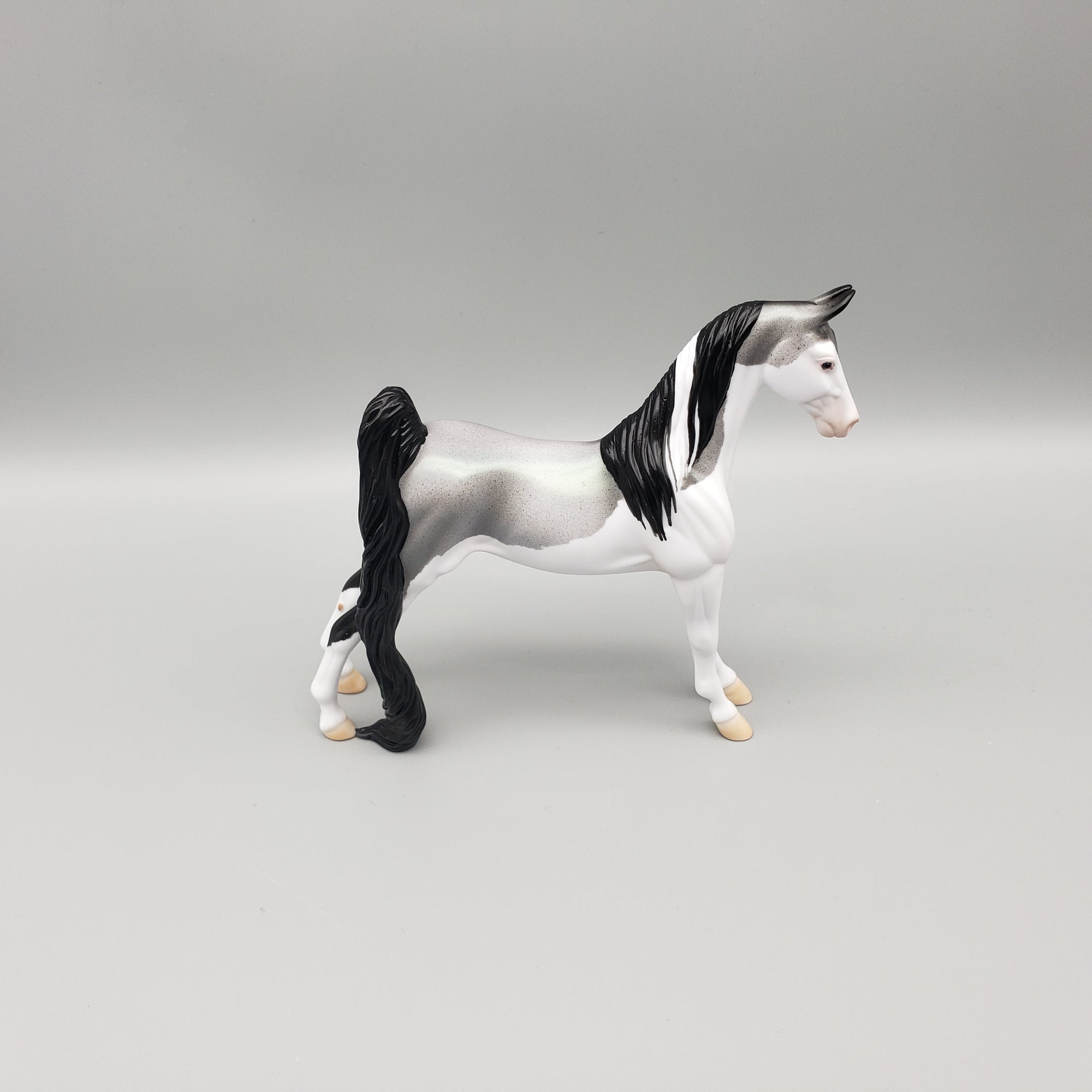 Shining OOAK Holo Roan Saddlebred Pebble By Ellen Robbins EQ23