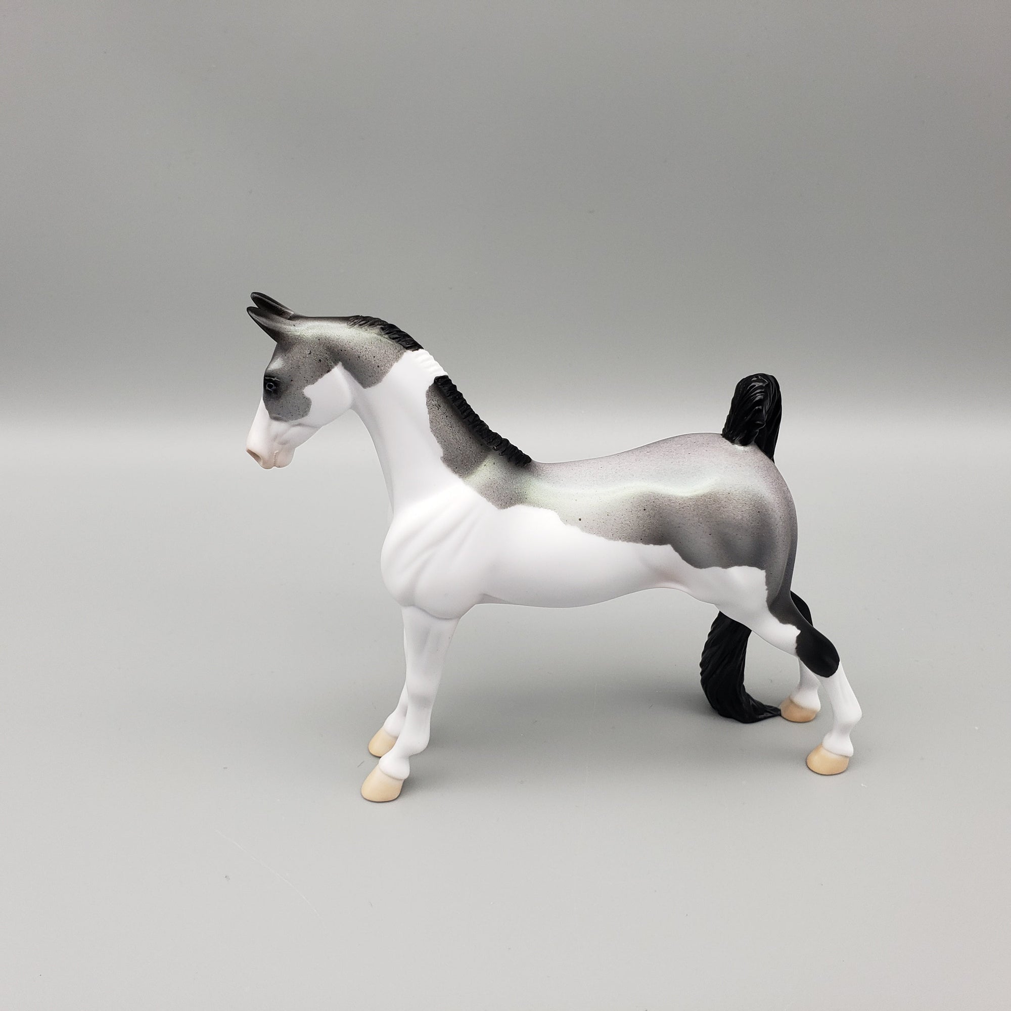 Shining OOAK Holo Roan Saddlebred Pebble By Ellen Robbins EQ23