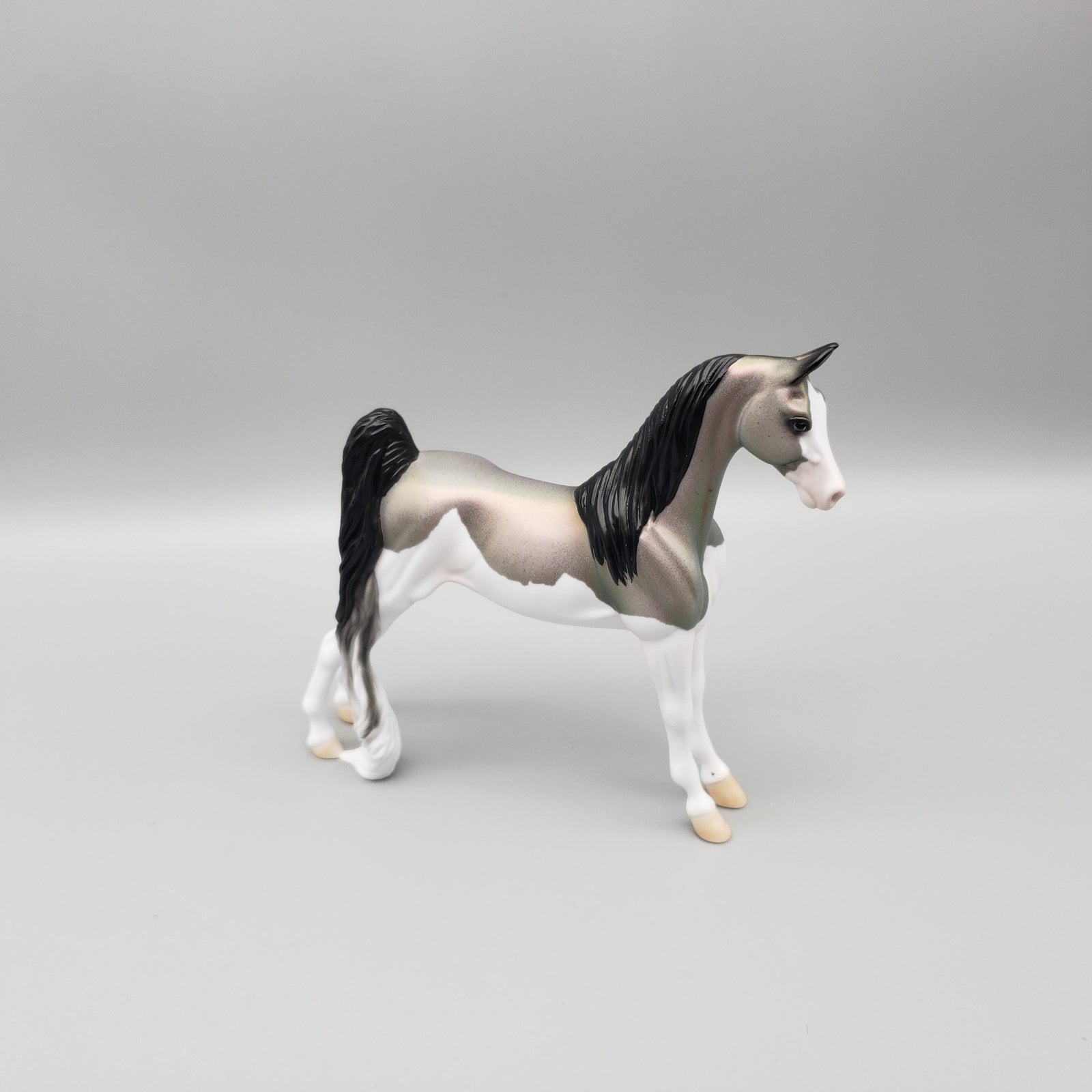 Snazzy OOAK Holo Roan Saddlebred Pebble By Ellen Robbins EQ23
