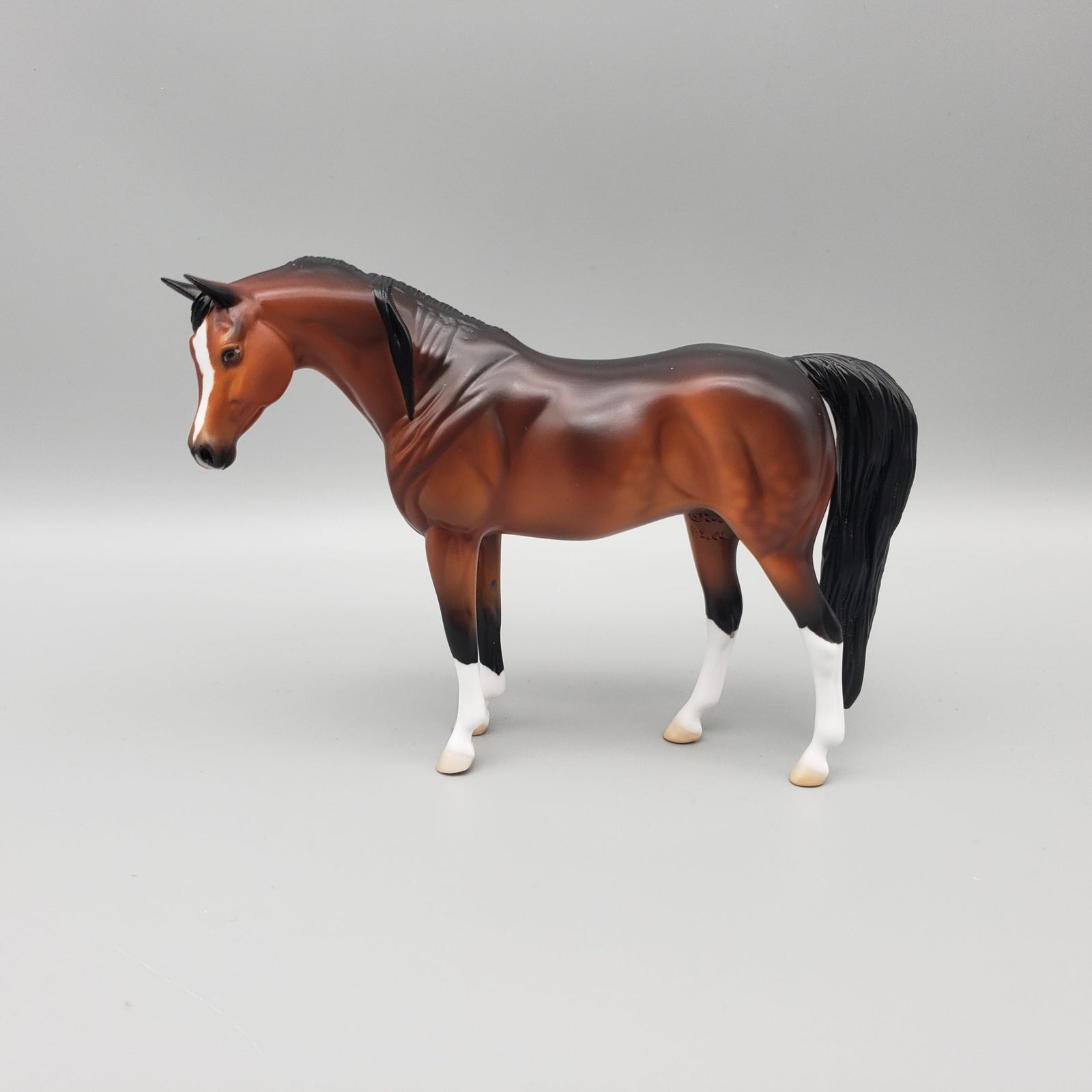 Silk Stockings OOAK Dappled Bay Arabian Pebble By Ellen Robbins EQ23