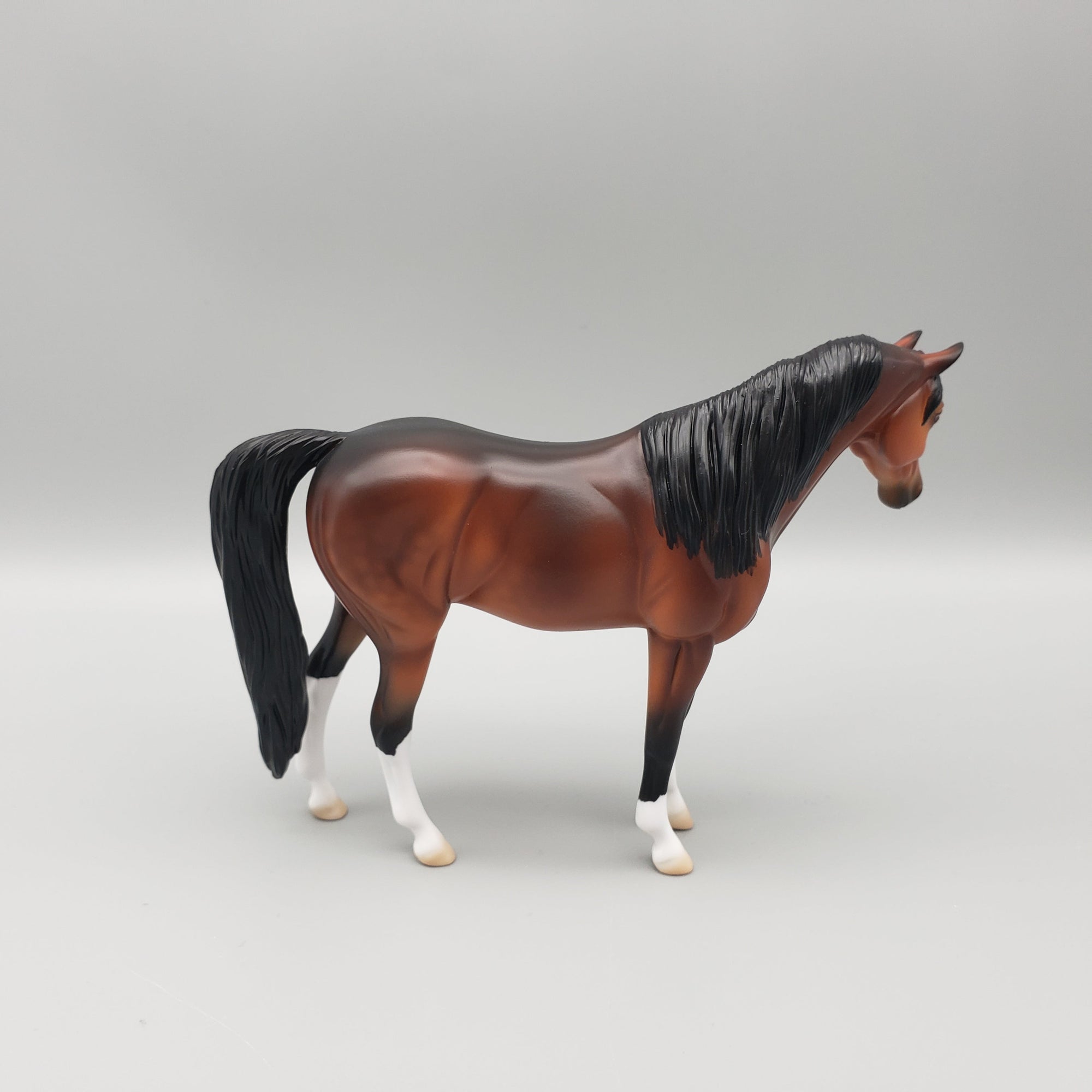 Silk Stockings OOAK Dappled Bay Arabian Pebble By Ellen Robbins EQ23