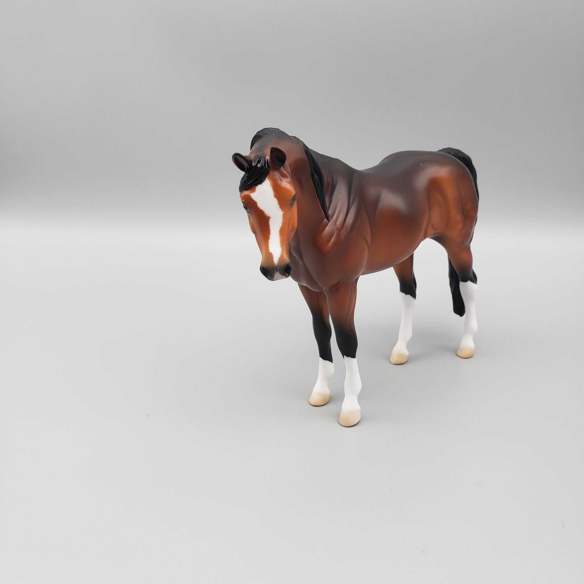 Silk Stockings OOAK Dappled Bay Arabian Pebble By Ellen Robbins EQ23