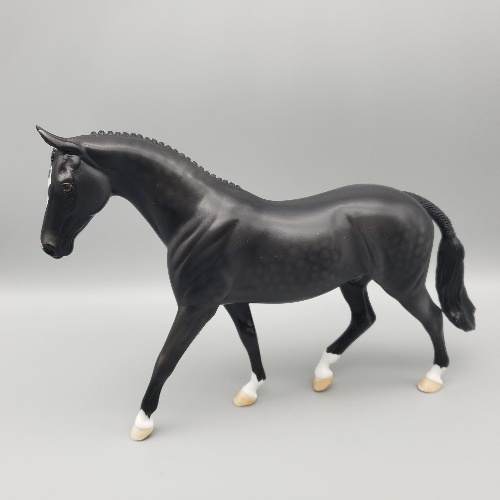 Nimble OOAK Dapple Black Pony By Dawn Quick EQ23