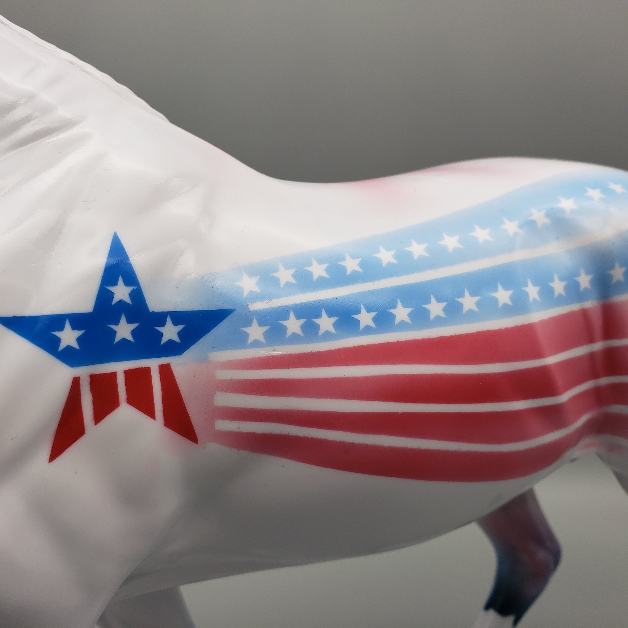 Liberty OOAK Decorator 4th of July Irish Draft Horse By Dawn Quick Best Offers 7/4/23