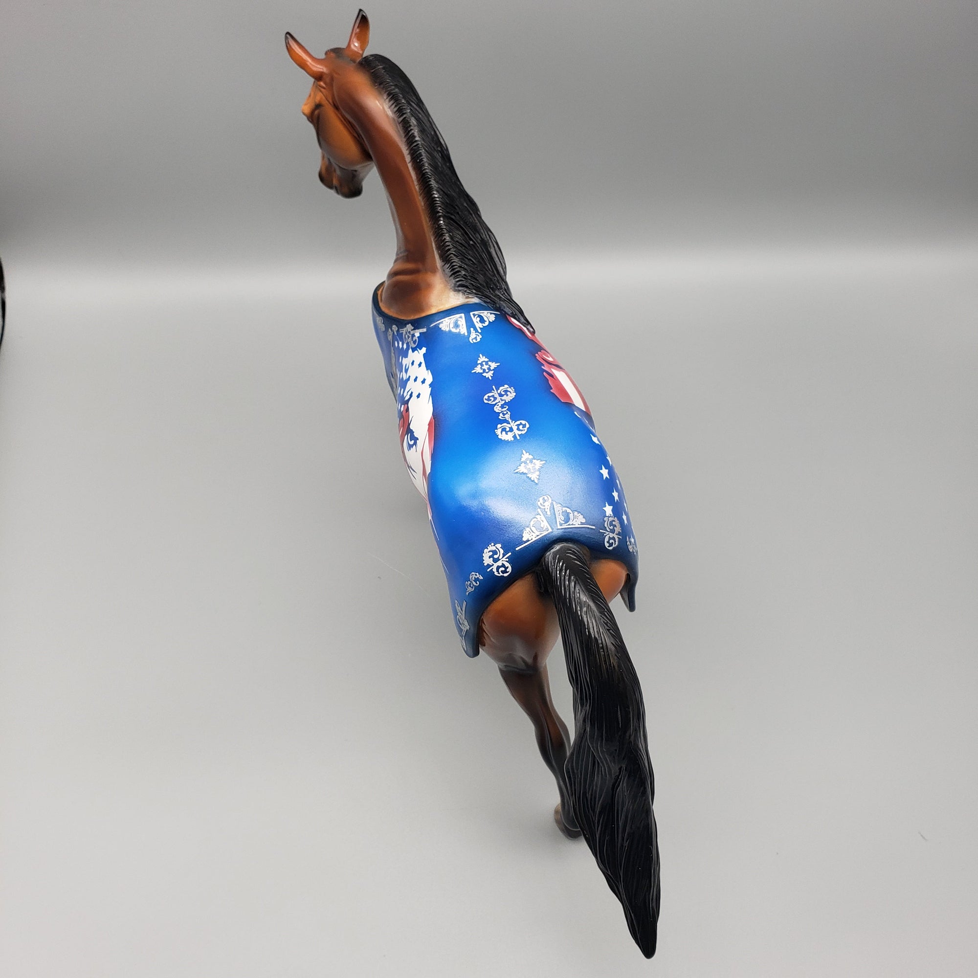 Allegiance OOAK Decorator 4th of July Blanketed Tennessee Walking Horse By Dawn Quick Best Offers 7/4/23