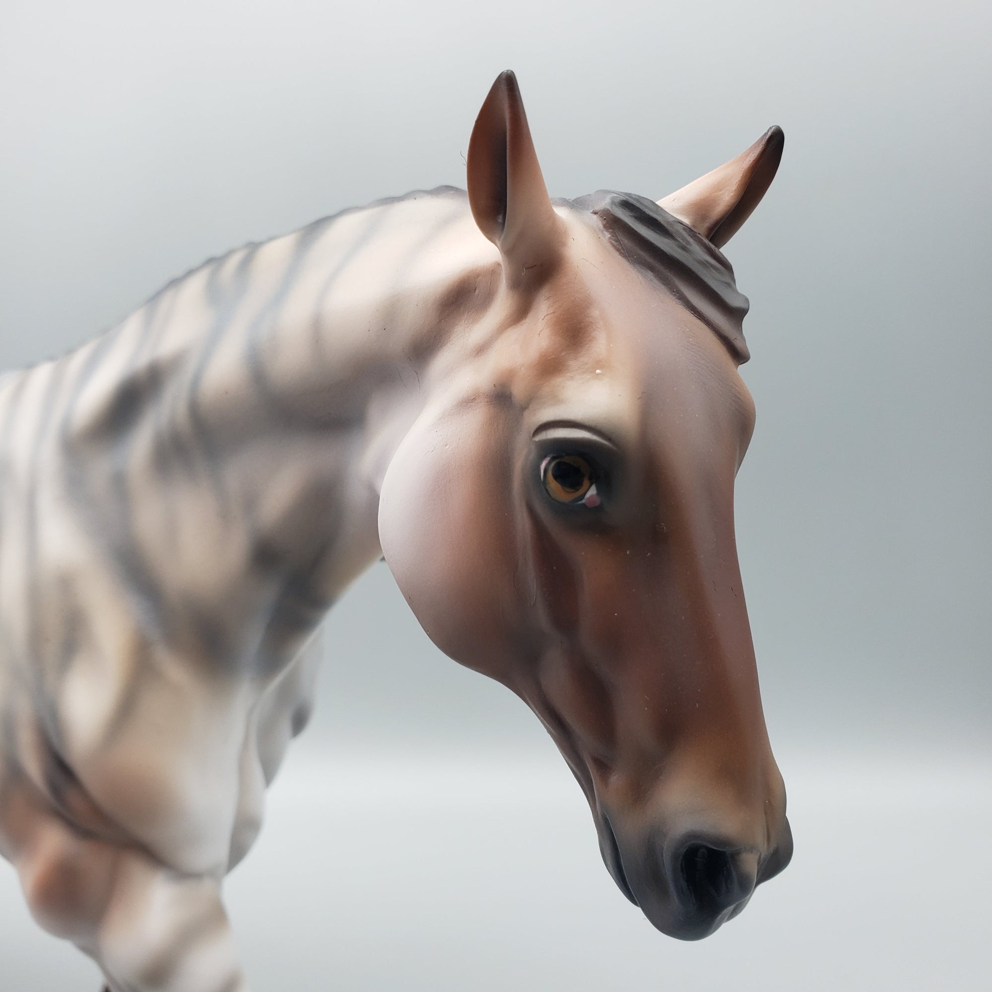 Winchester OOAK Chestnut Roan Brindle Running Stock Horse by Ashley Palmer Best Offers 7/4/23