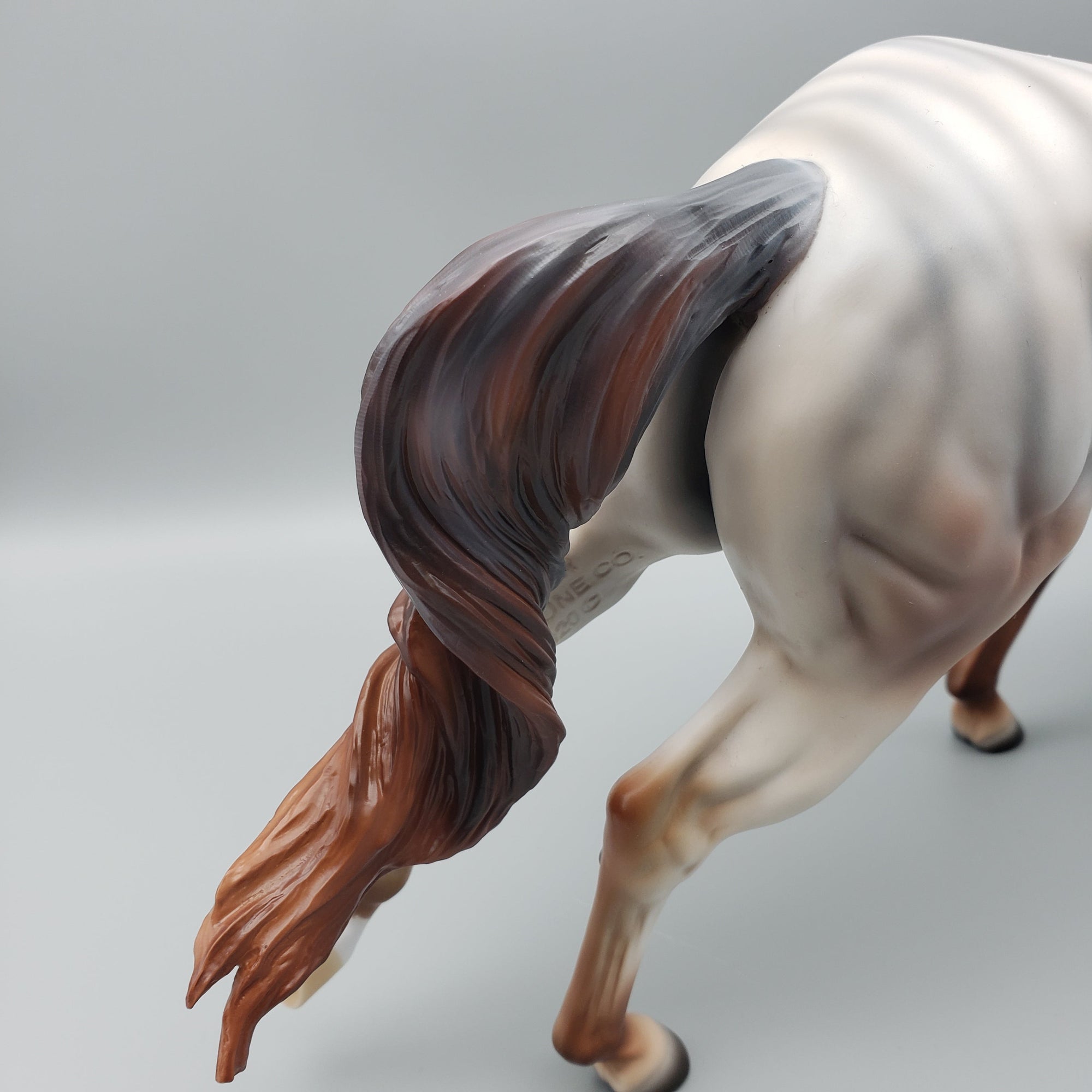 Winchester OOAK Chestnut Roan Brindle Running Stock Horse by Ashley Palmer Best Offers 7/4/23