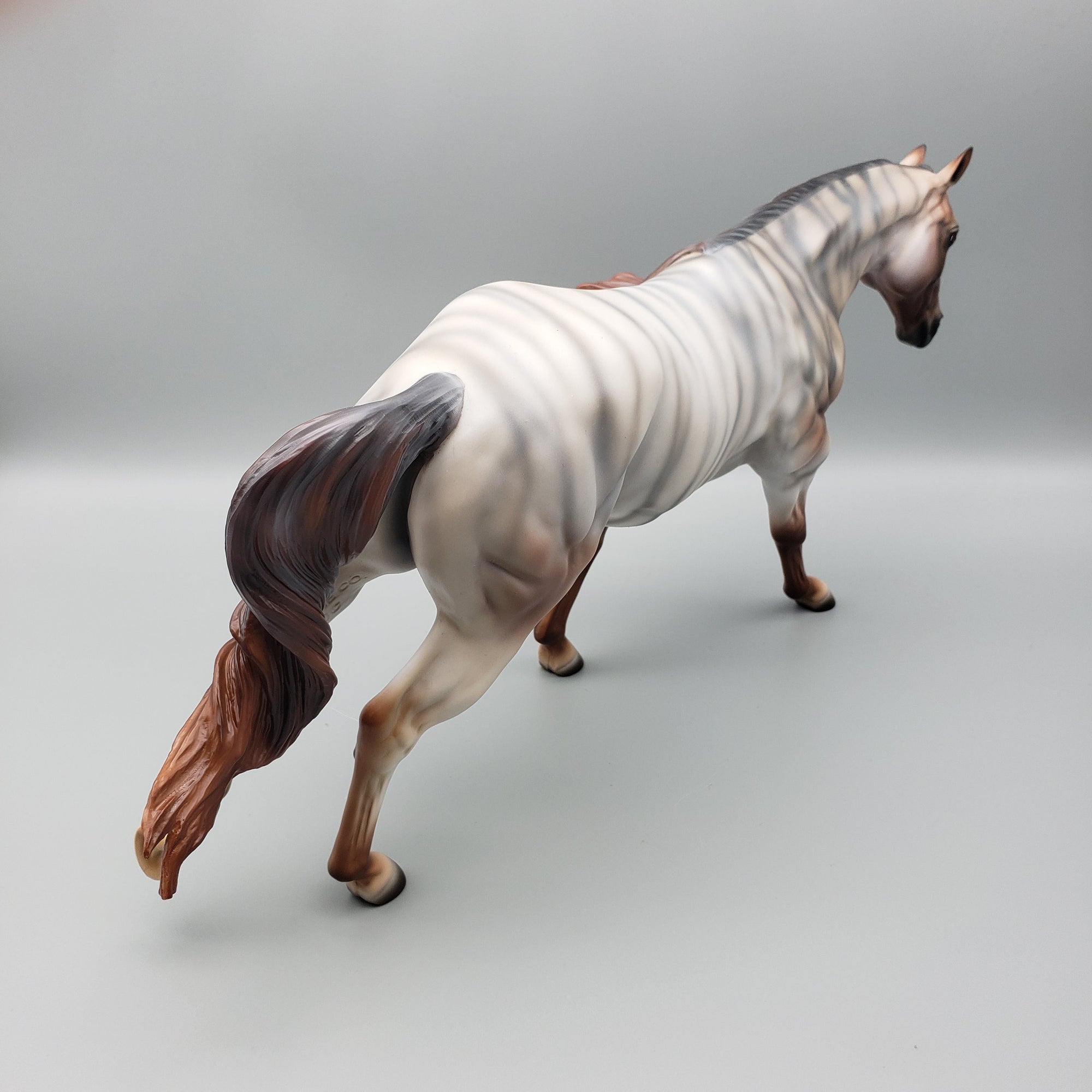 Winchester OOAK Chestnut Roan Brindle Running Stock Horse by Ashley Palmer Best Offers 7/4/23