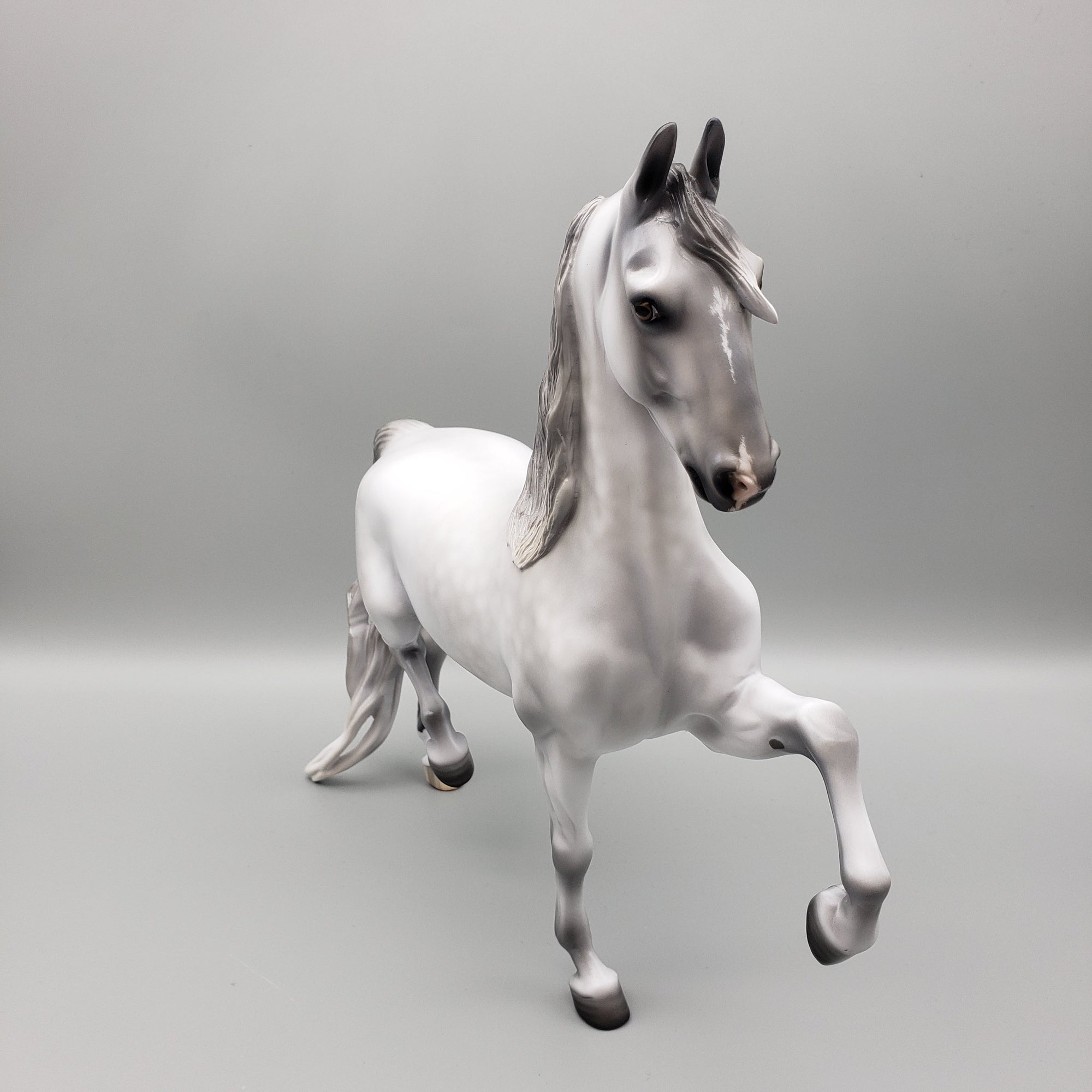 Moonbeam OOAK Dapple Grey Saddlebred By Jess Hamill EQ23